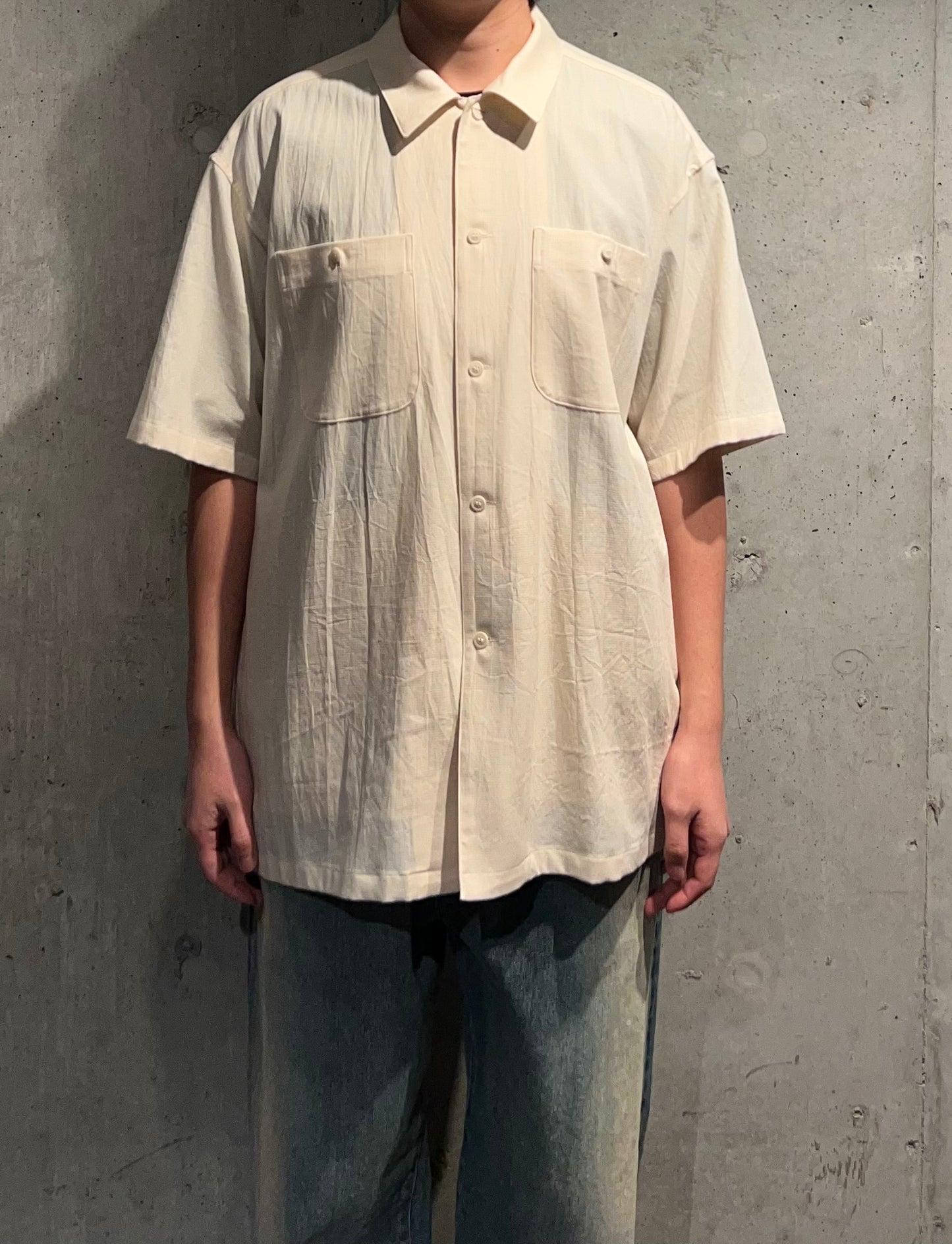 【YOKO SAKAMOTO】UTILITY S/S SHIRT(ECRU)