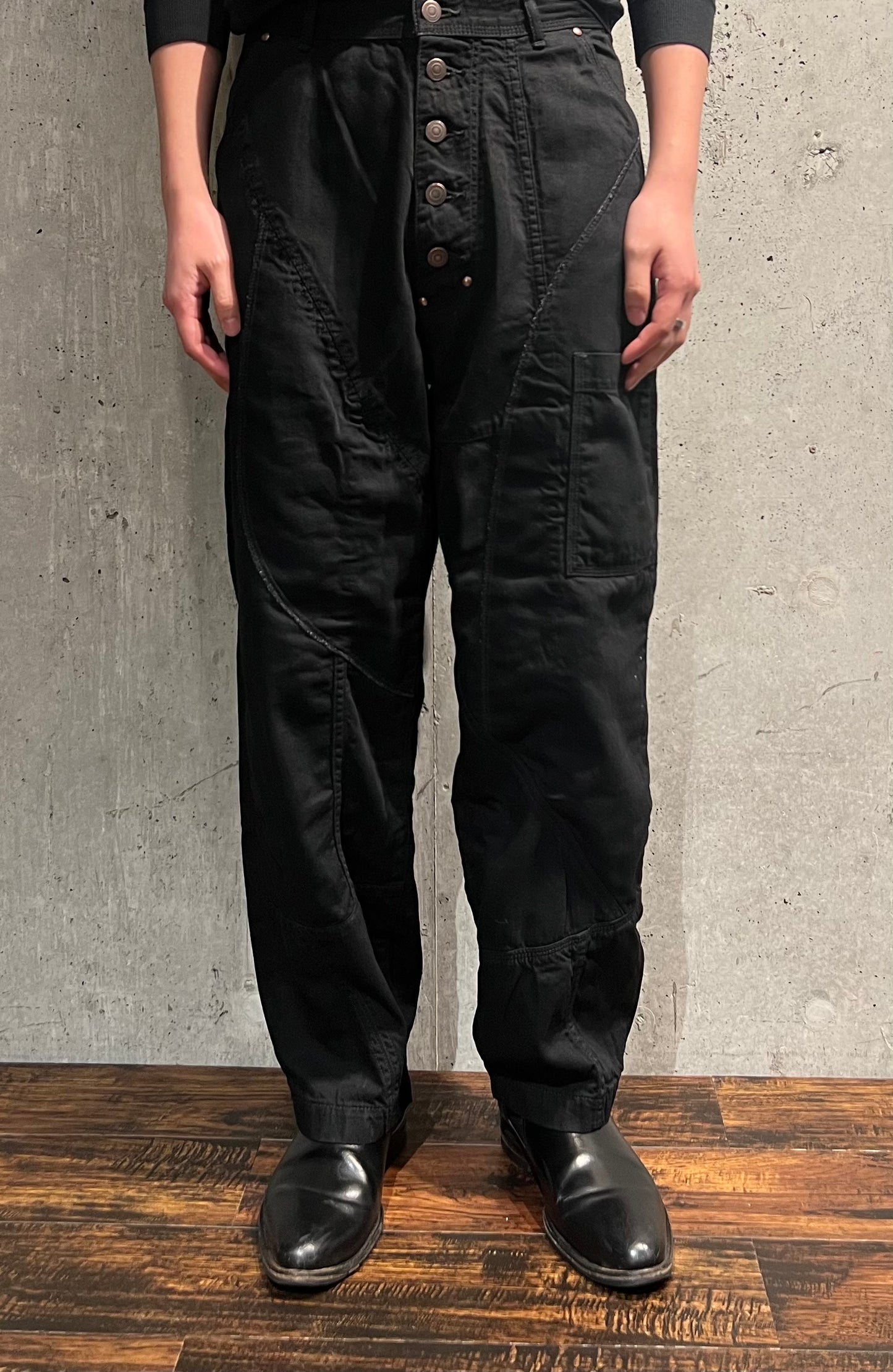 【YUTA MATSUOKA】 デニムパンツ(BLACK)