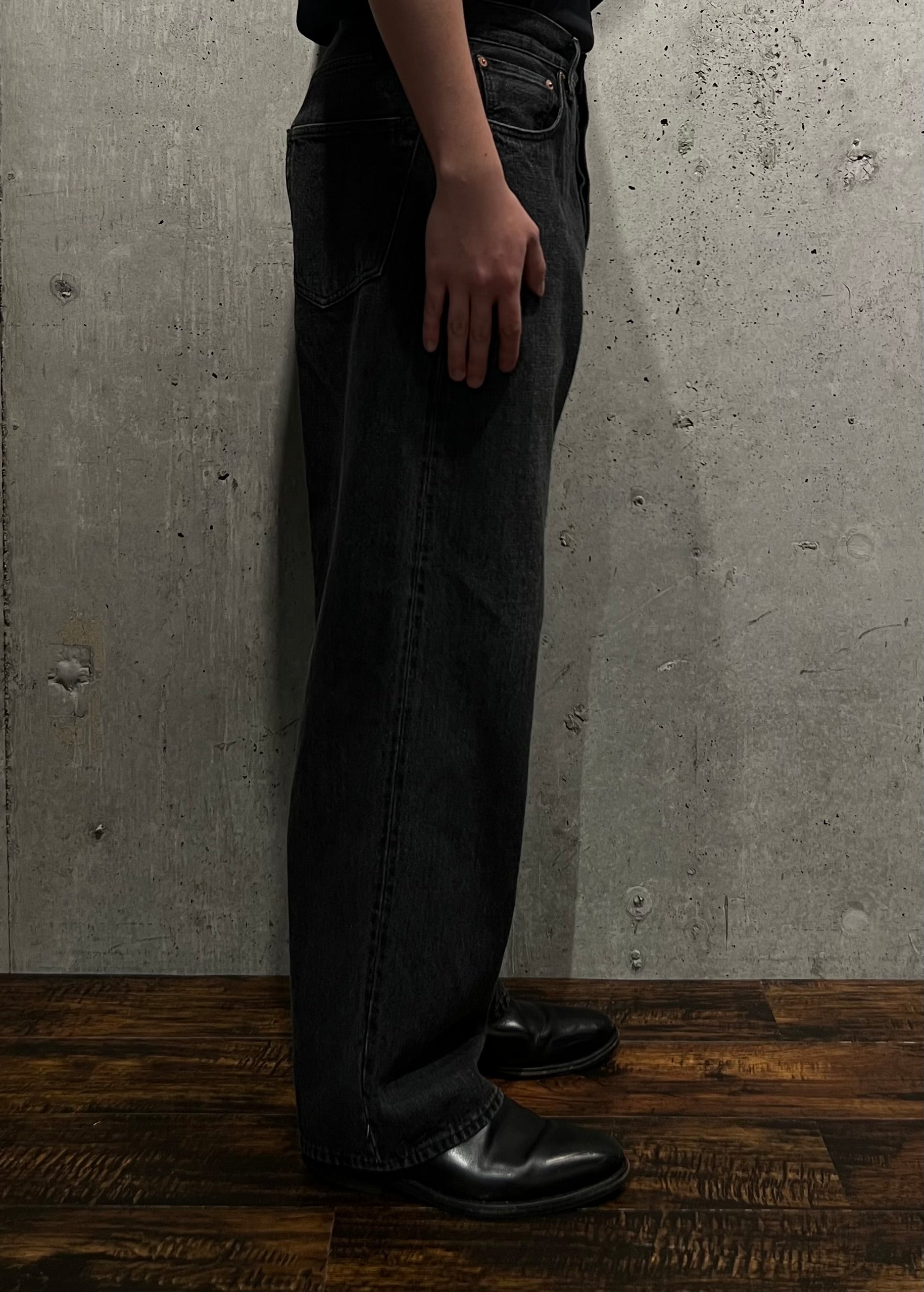 YOKO SAKAMOTO】5POCKET STRAIGHT PANTS (FADE BLACK) – NOUNZ