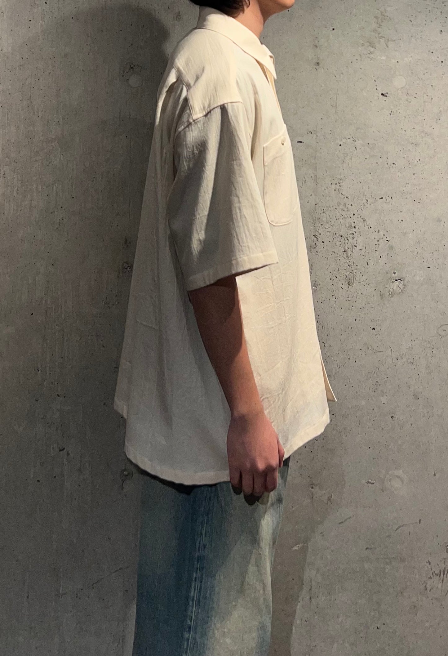 【YOKO SAKAMOTO】UTILITY S/S SHIRT(ECRU)