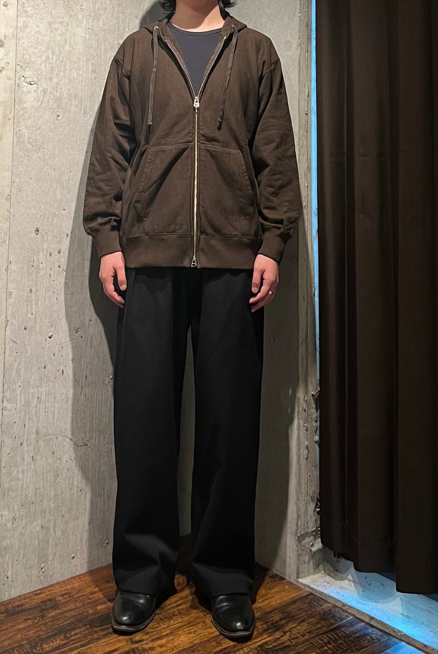 【YOKO SAKAMOTO】ATHLETIC HOODIE(KAKISHIBU)