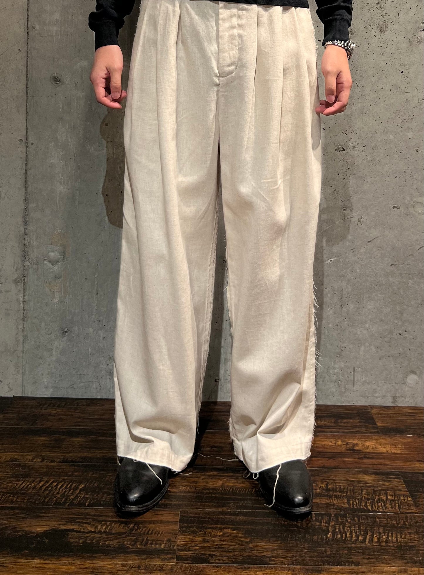 【Urig】HRB SCHADEN 3TUCK PANTS NL（KINARI）