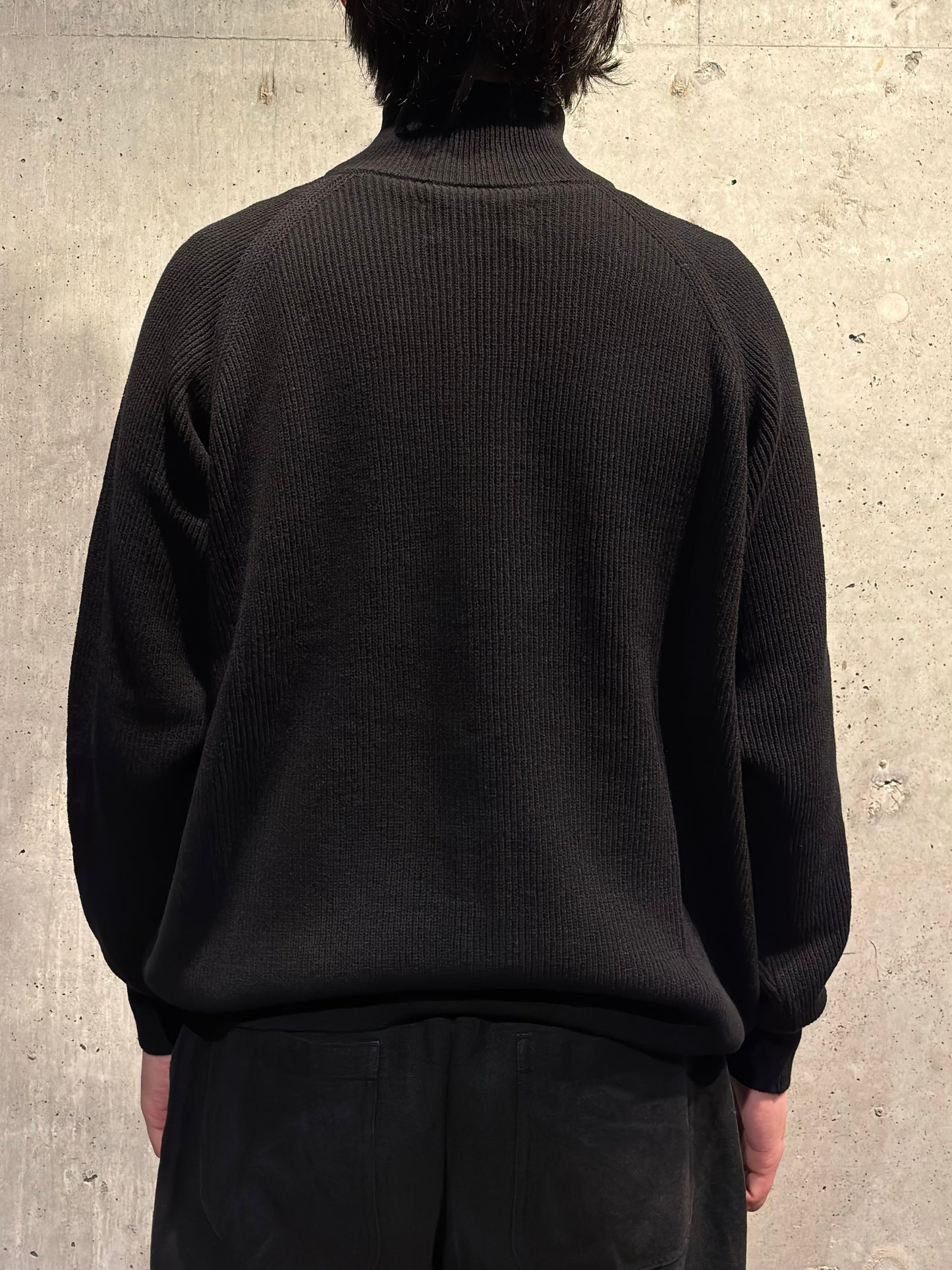 【YOKO SAKAMOTO】DRIVERS KNIT(BLACK)