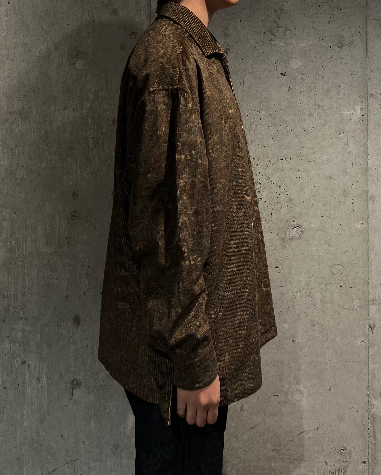 【SOWBOW】SOWBOW SHIRT -A (Wide Fit) PAISLEY CORD