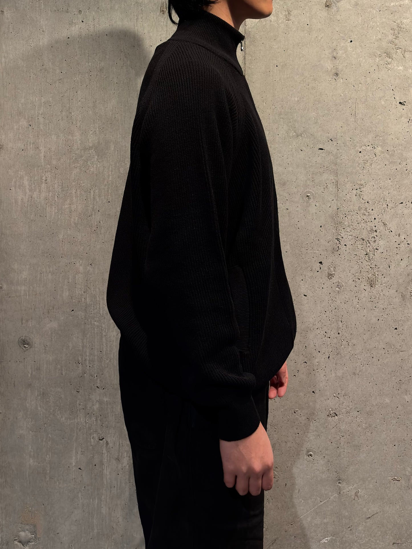 【YOKO SAKAMOTO】DRIVERS KNIT(BLACK)