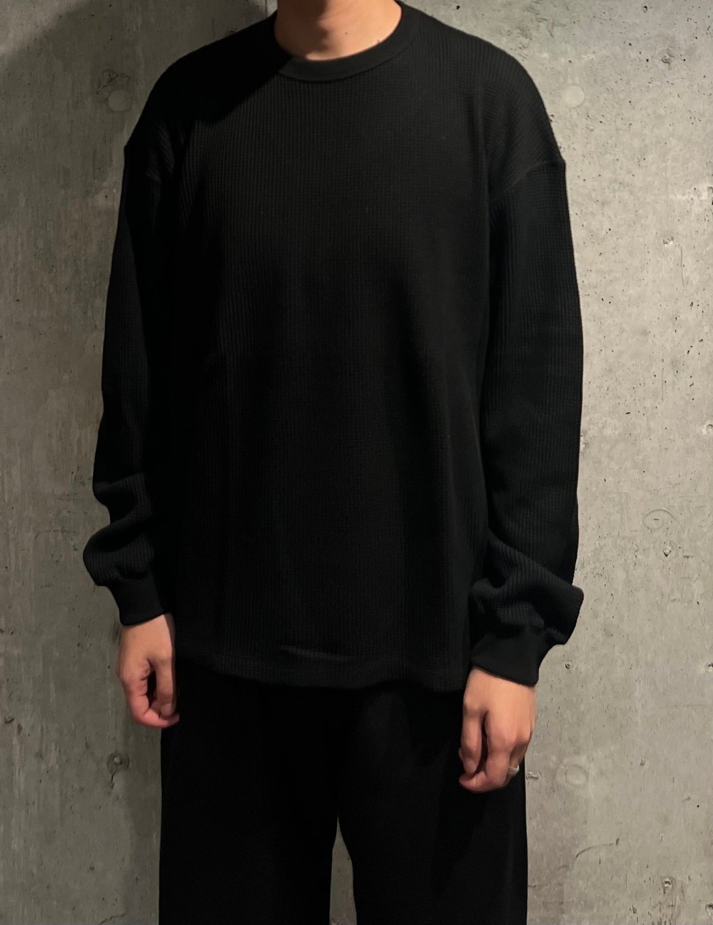 【YOKO SAKAMOTO】THERMAL L/S CREW NECK