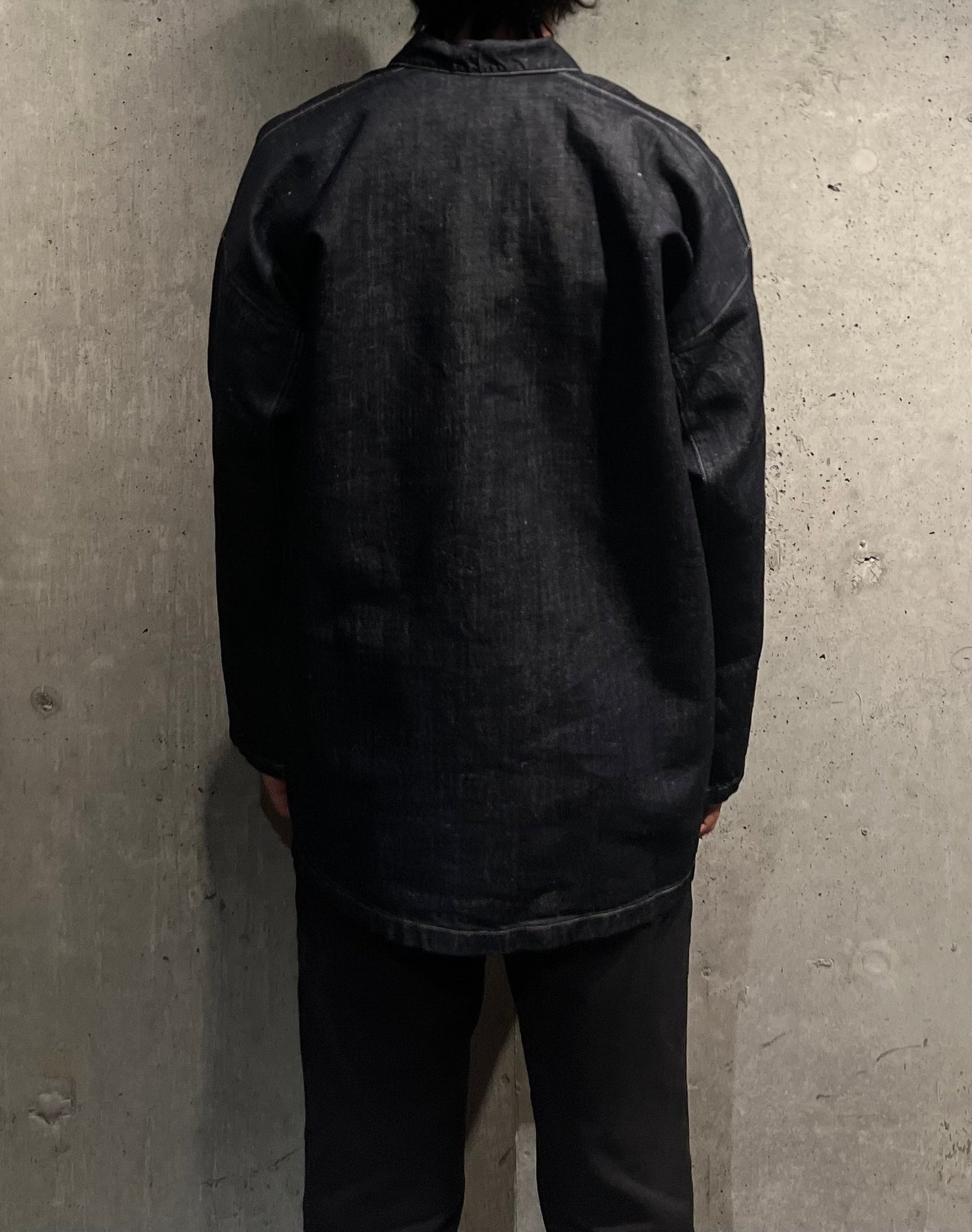 【MITTAN】OC大麻ライトオンスデニムプルオーバー