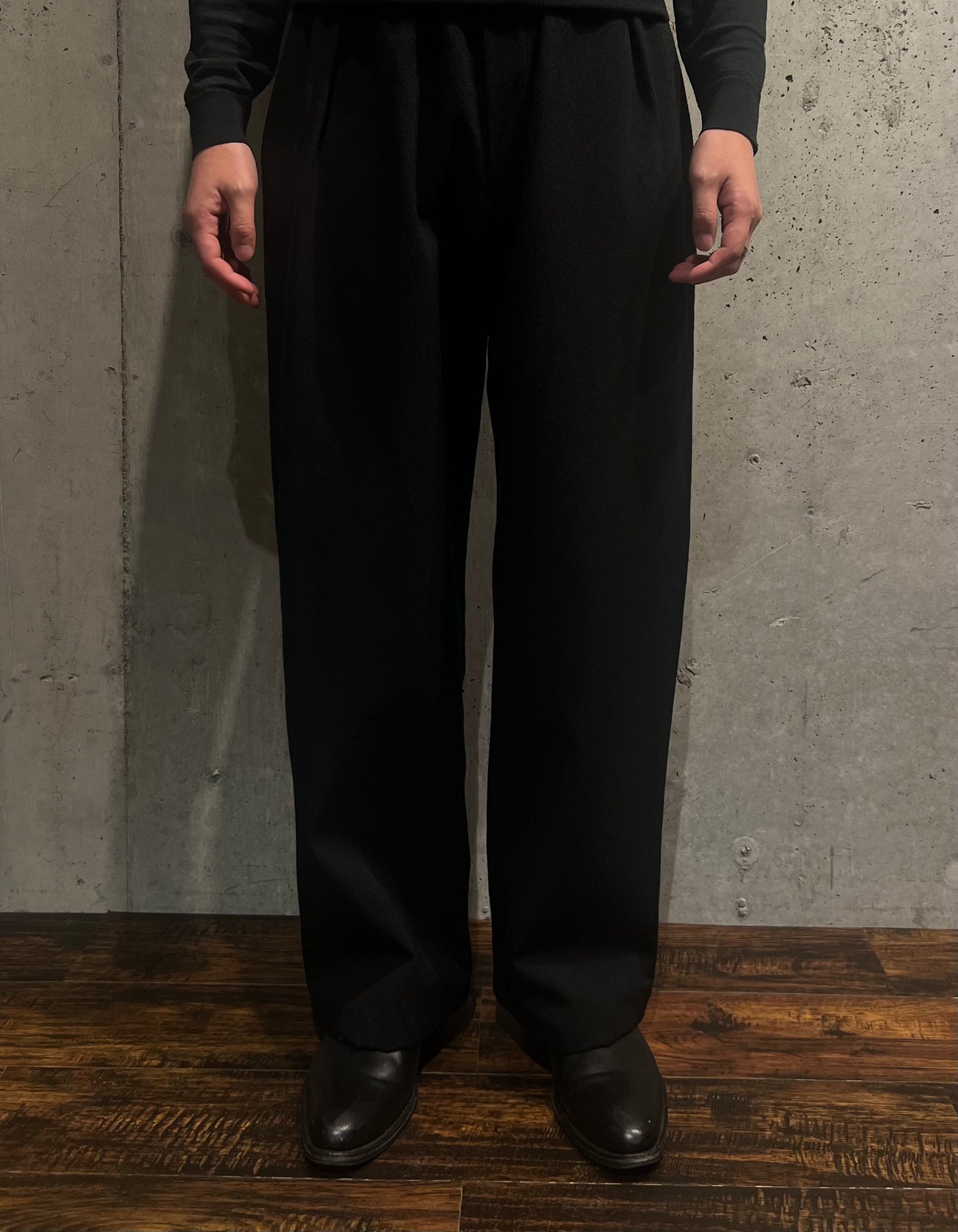 【MITTAN】NMウールOCツイルワイド 黒