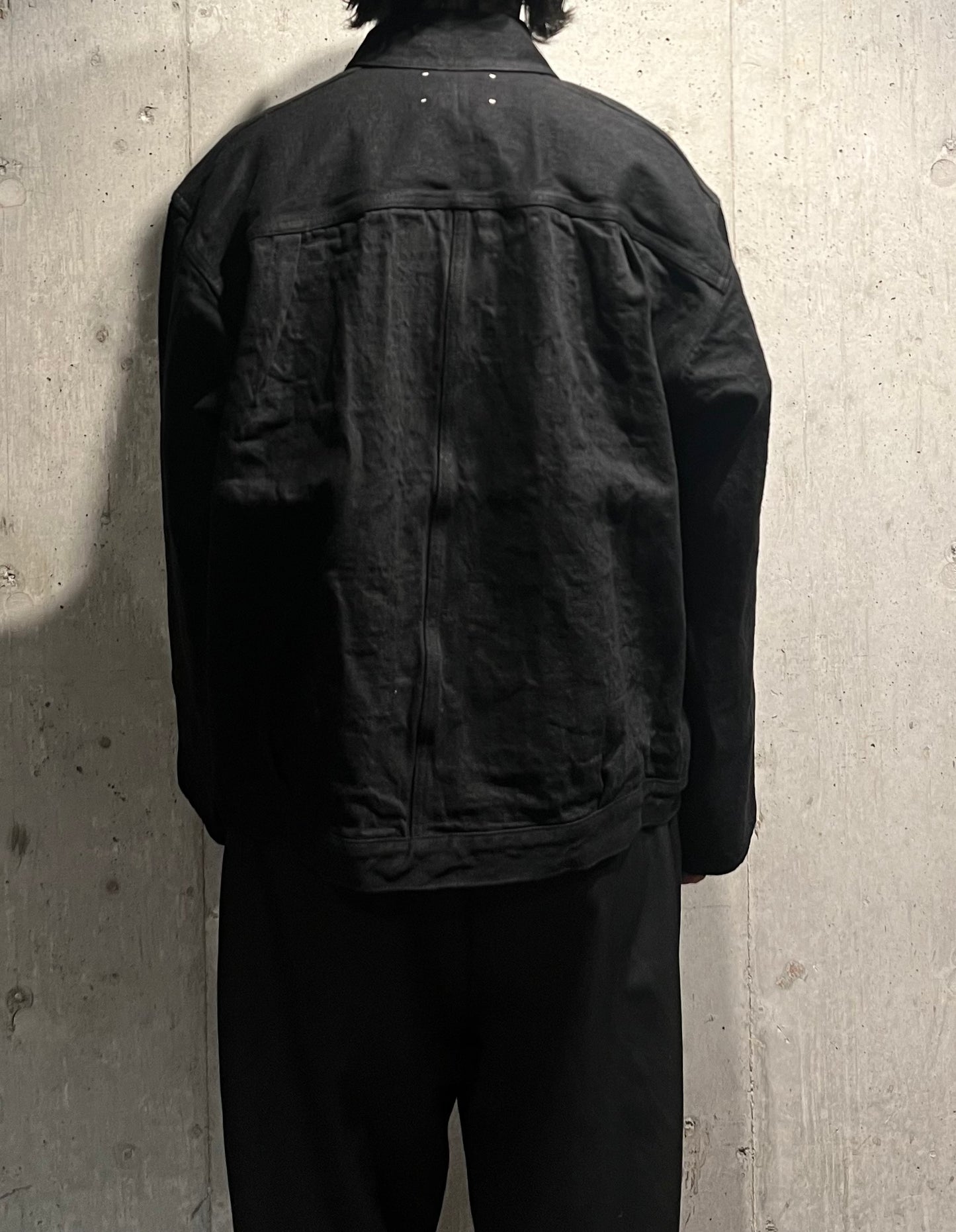 【YOKO SAKAMOTO】PLEATS JACKET (BLACK)