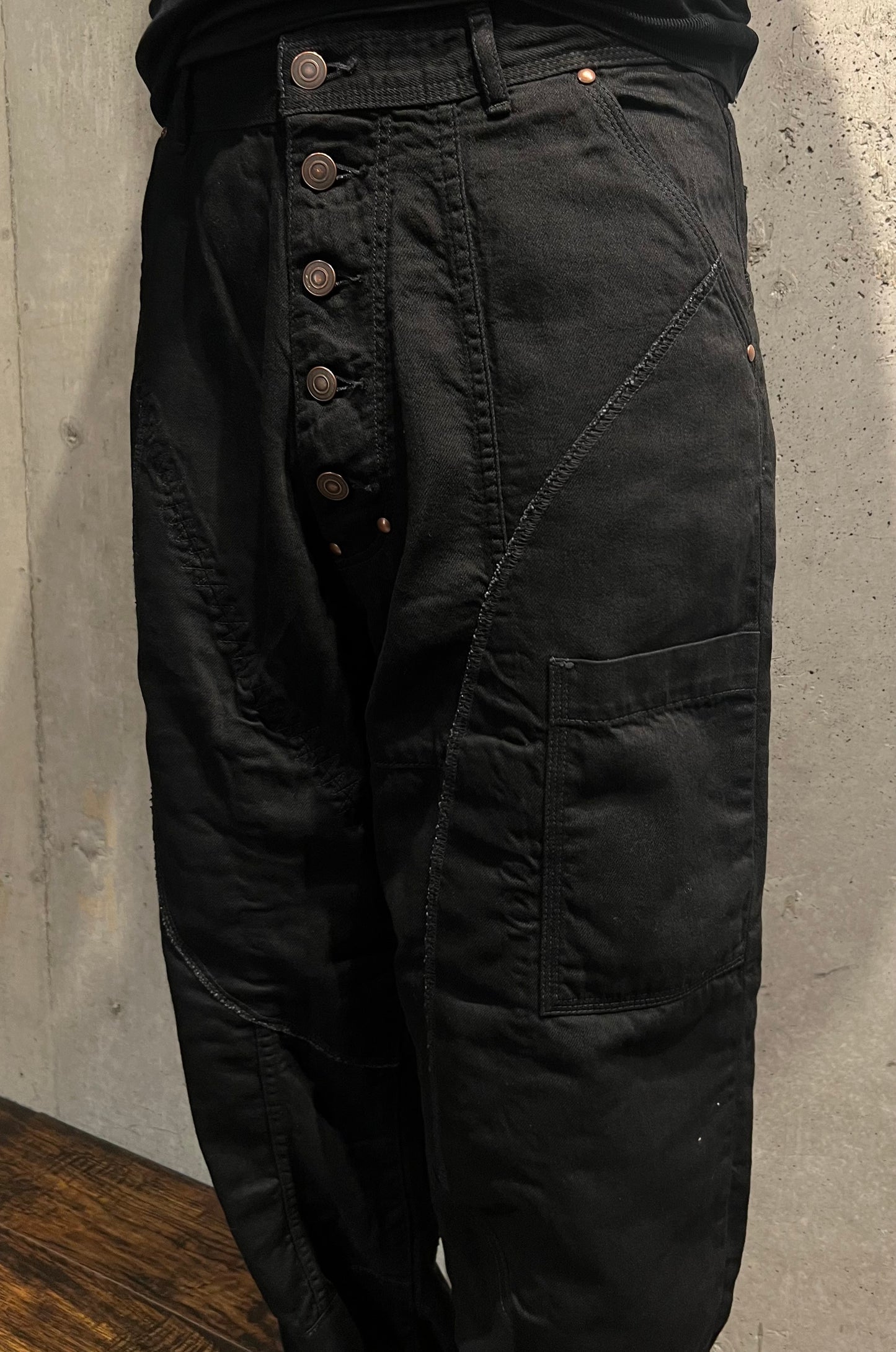 【YUTA MATSUOKA】 デニムパンツ(BLACK)