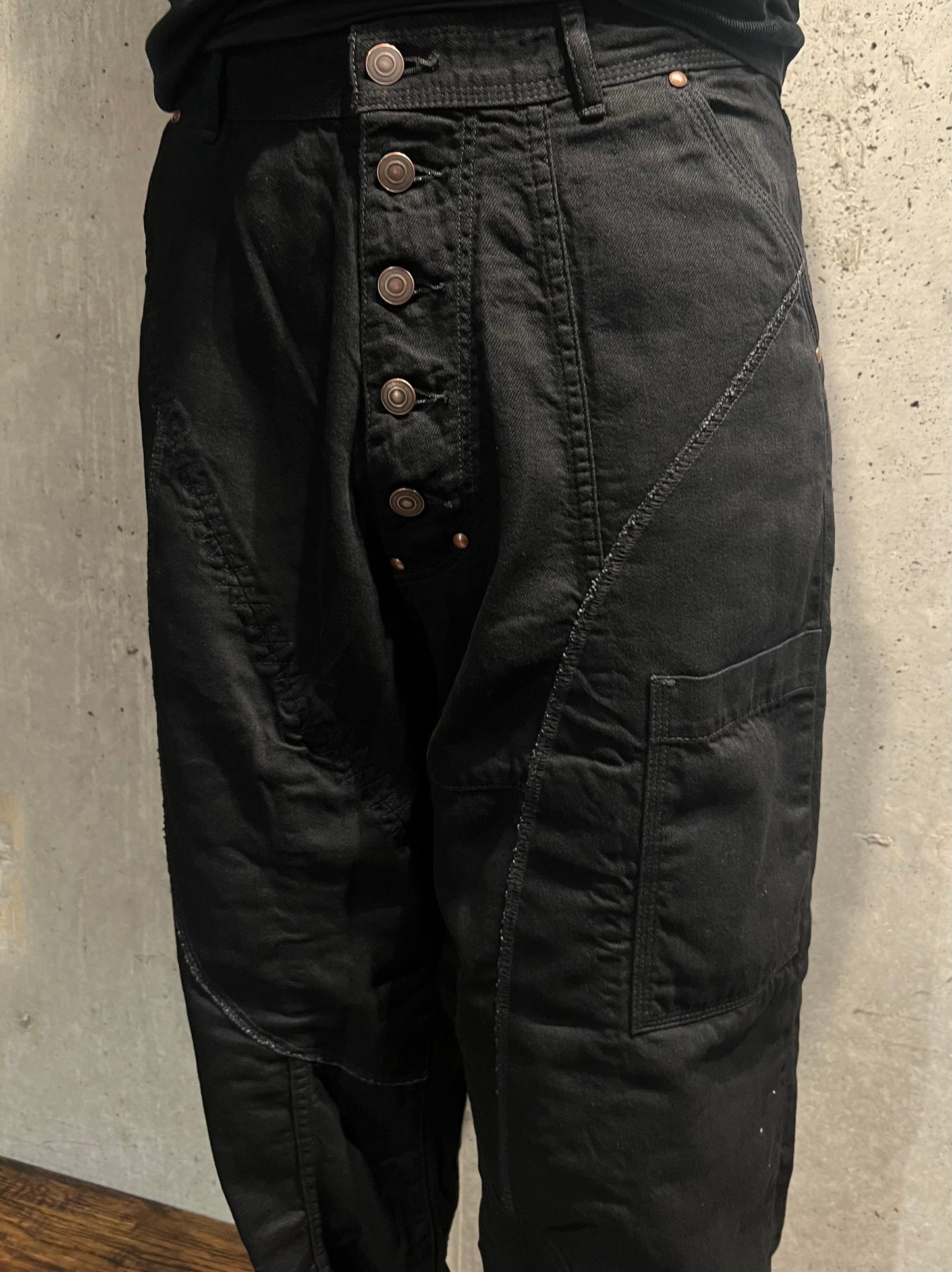 【YUTA MATSUOKA】 デニムパンツ(BLACK)