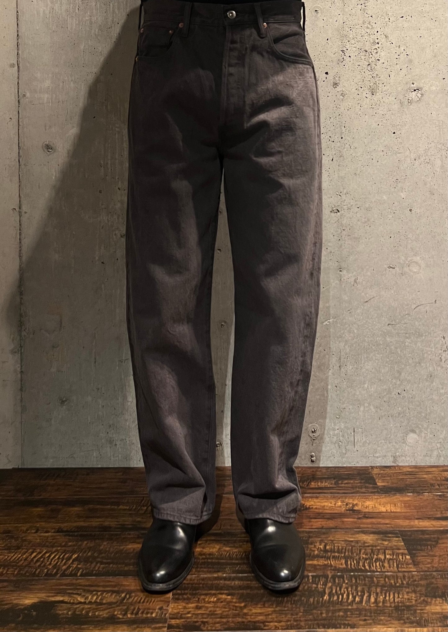 【YOKO SAKAMOTO】5POCKET STRAIGHT PANTS ( SUMI INK )