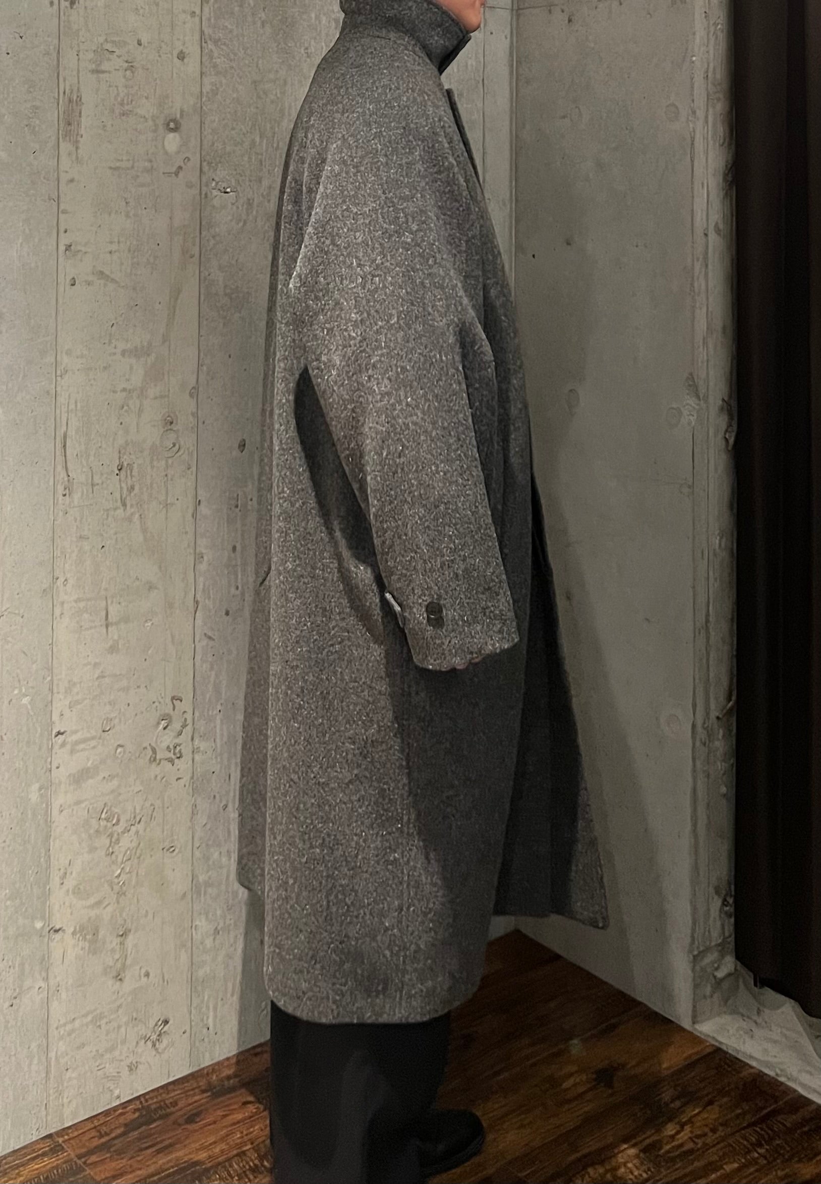 YOKO SAKAMOTO】BAL COLLAR COAT (CHARCOAL GRAY) – NOUNZ