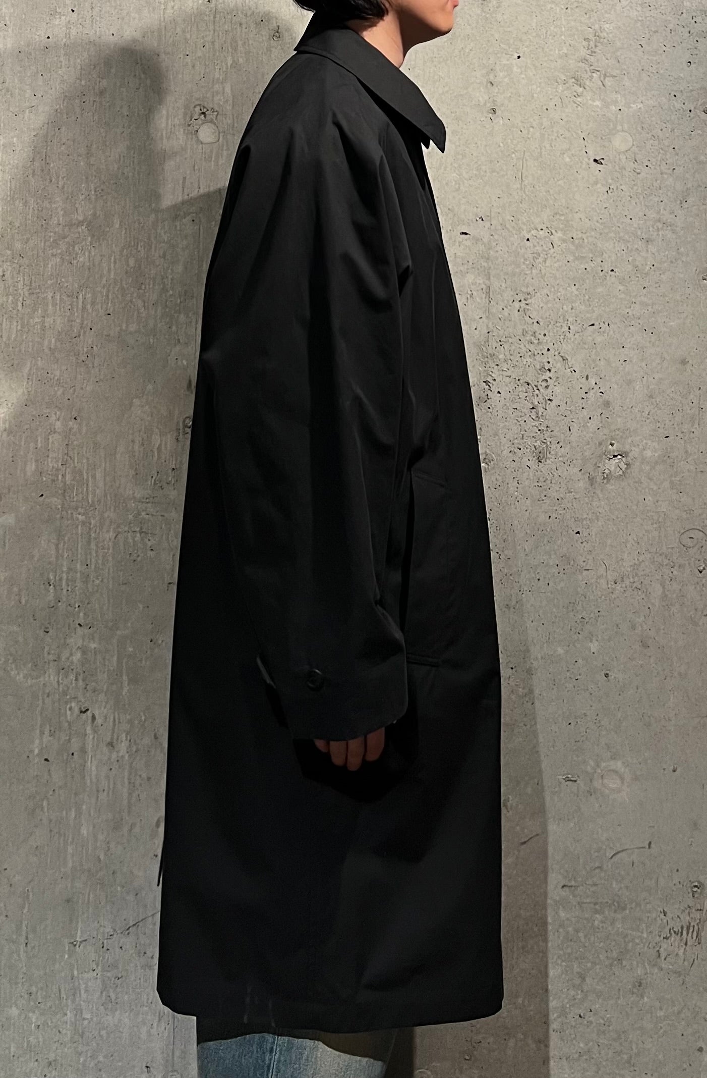 【YOKO SAKAMOTO】BAL COLLAR COAT(BLACK)