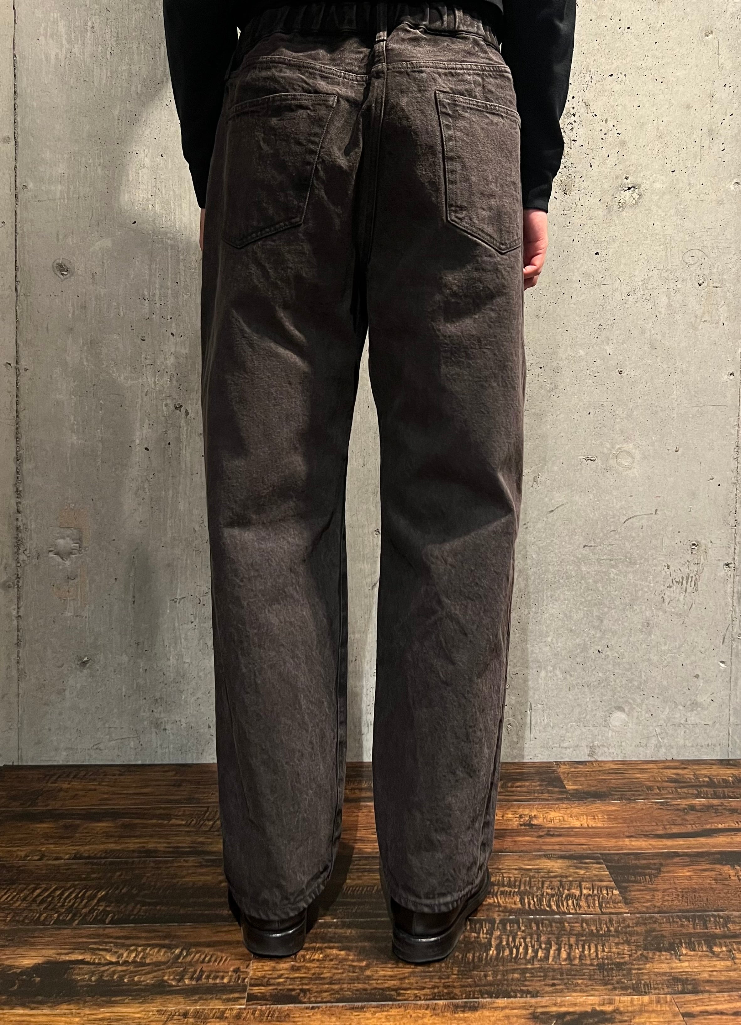 YOKO SAKAMOTO】5POCKET EASY PANTS ( SUMI INK ) – NOUNZ