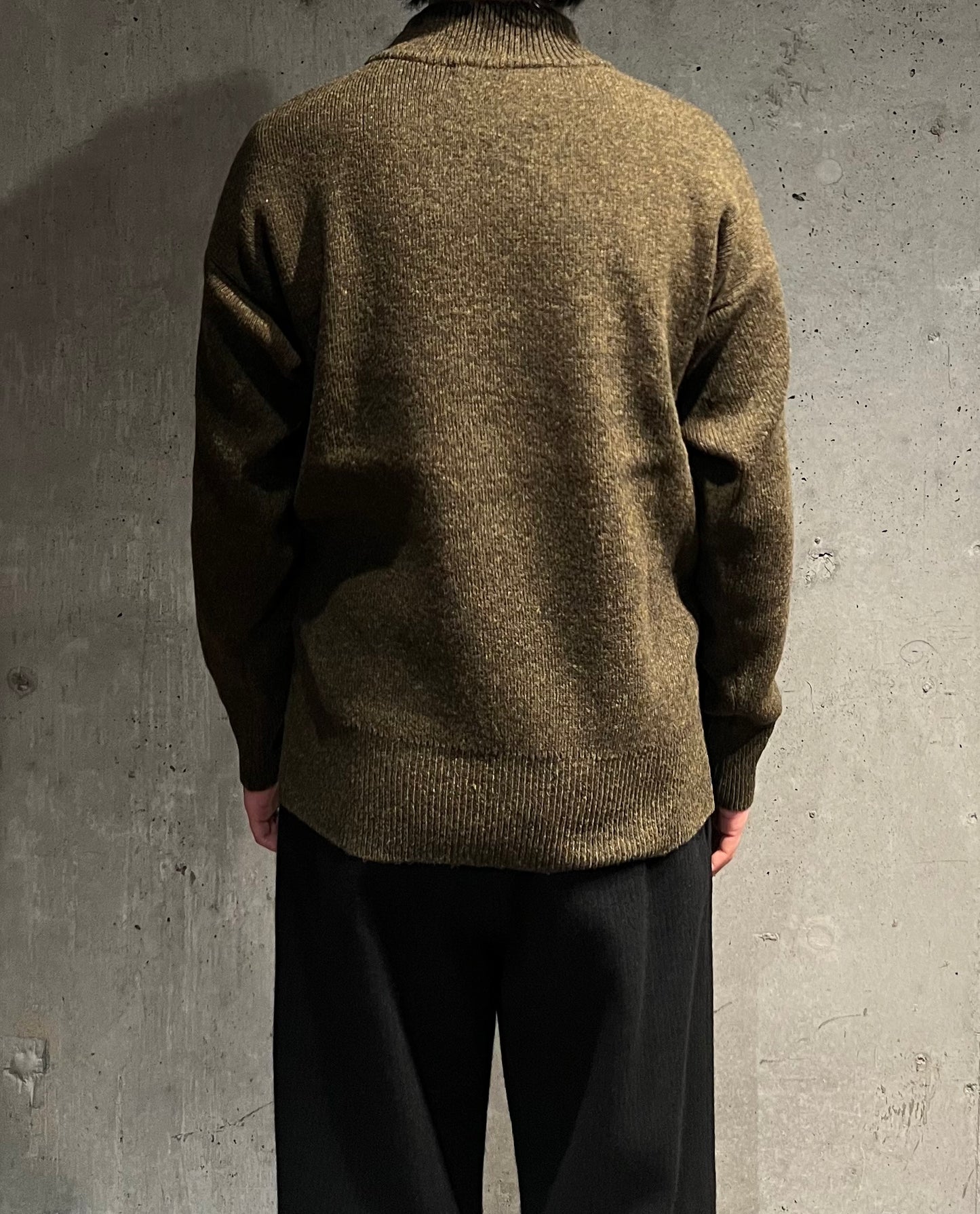 【Slopeslow】GOB sweater(khaki mix)