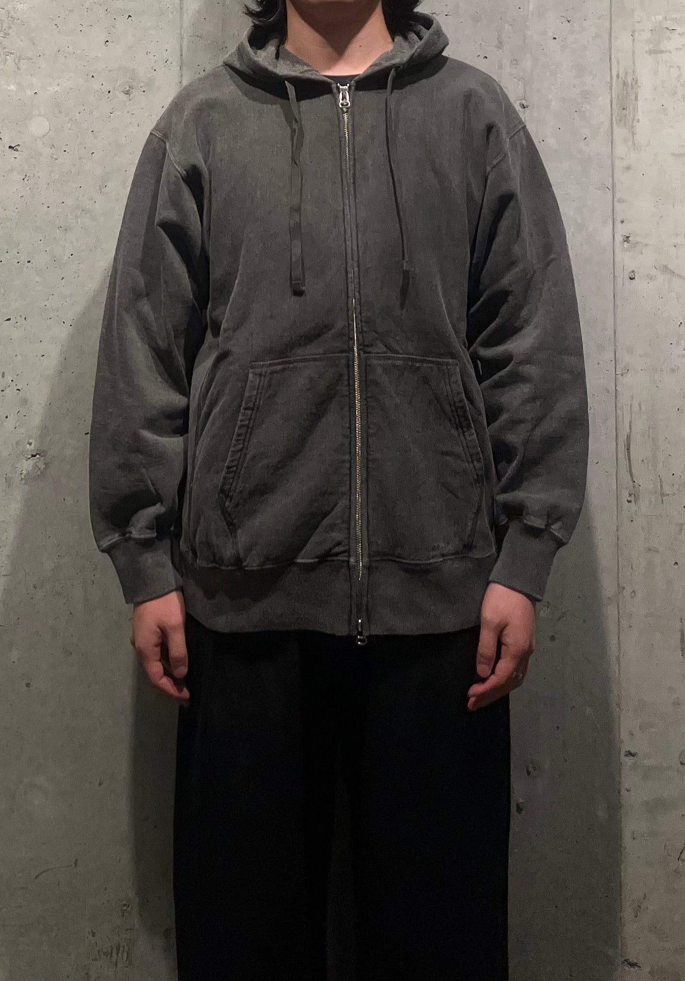 【YOKO SAKAMOTO】ATHLETIC HOODIE(SUMI INK)