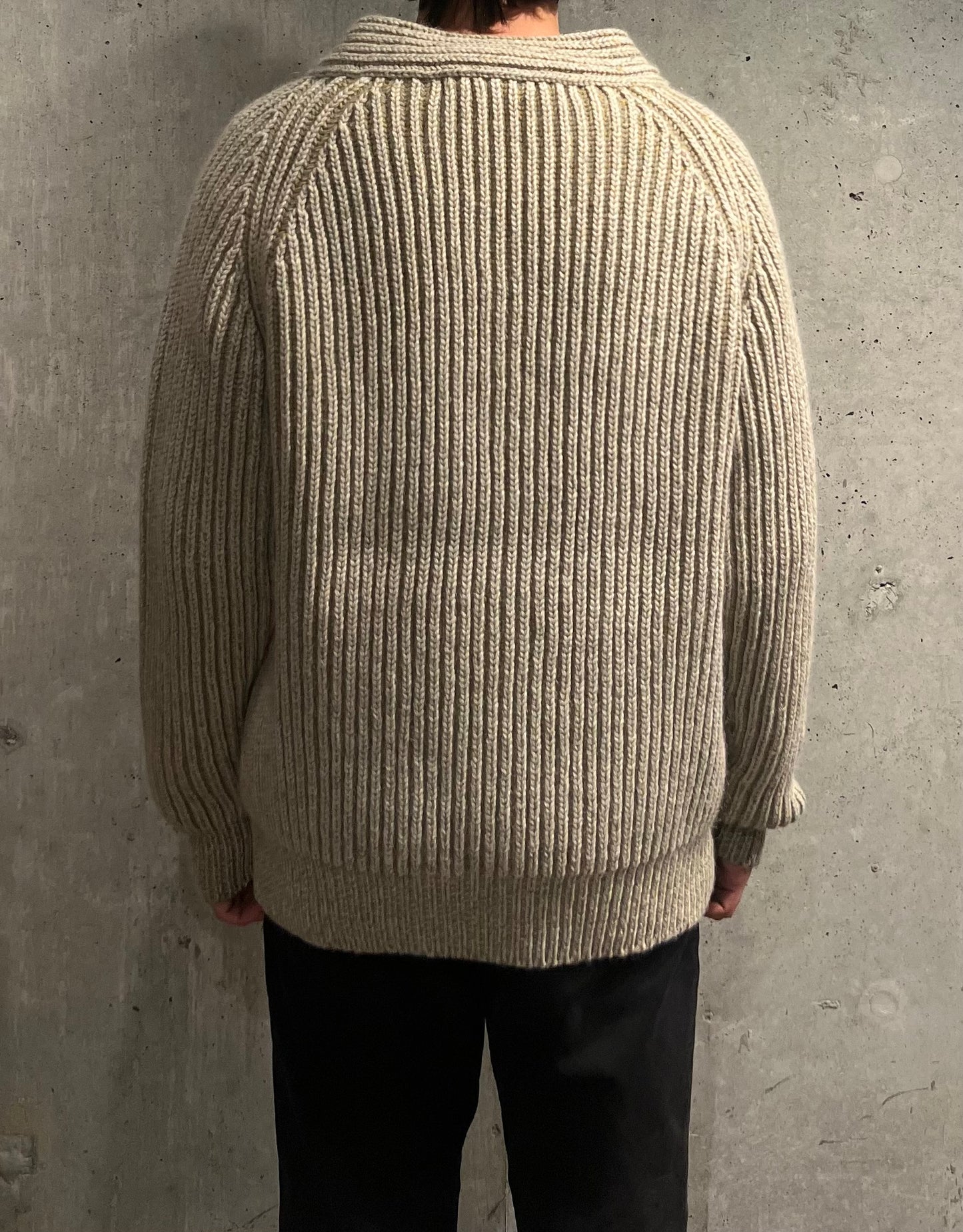 【Slopeslow】V neck cardigan(roquefort)