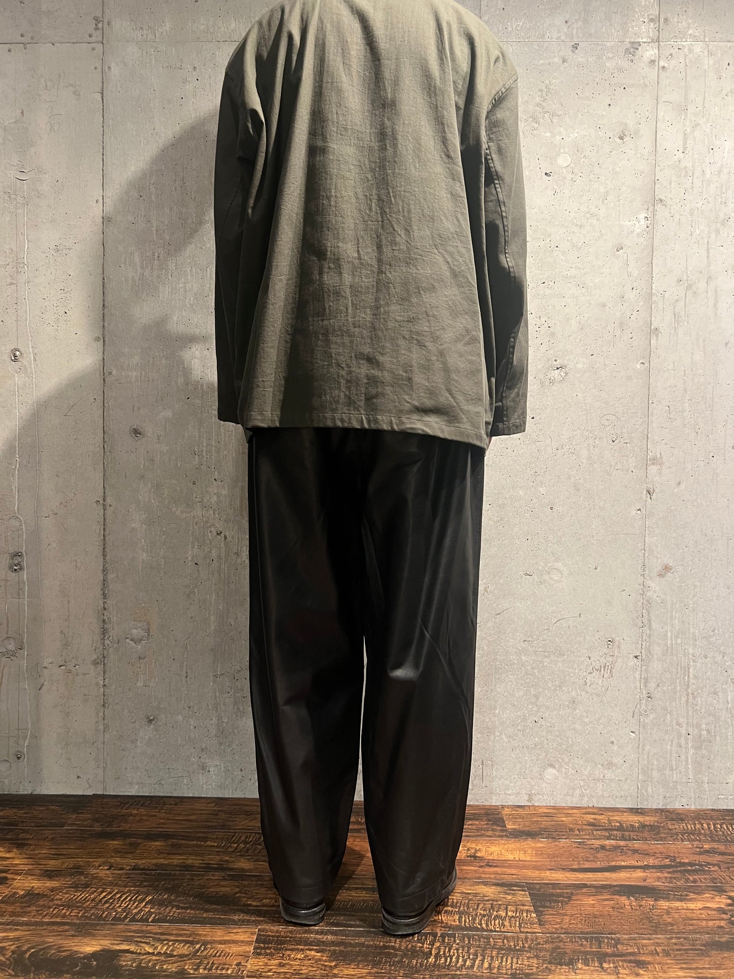【YOKO SAKAMOTO】WIDE EASY PANTS(BLACK-FG)