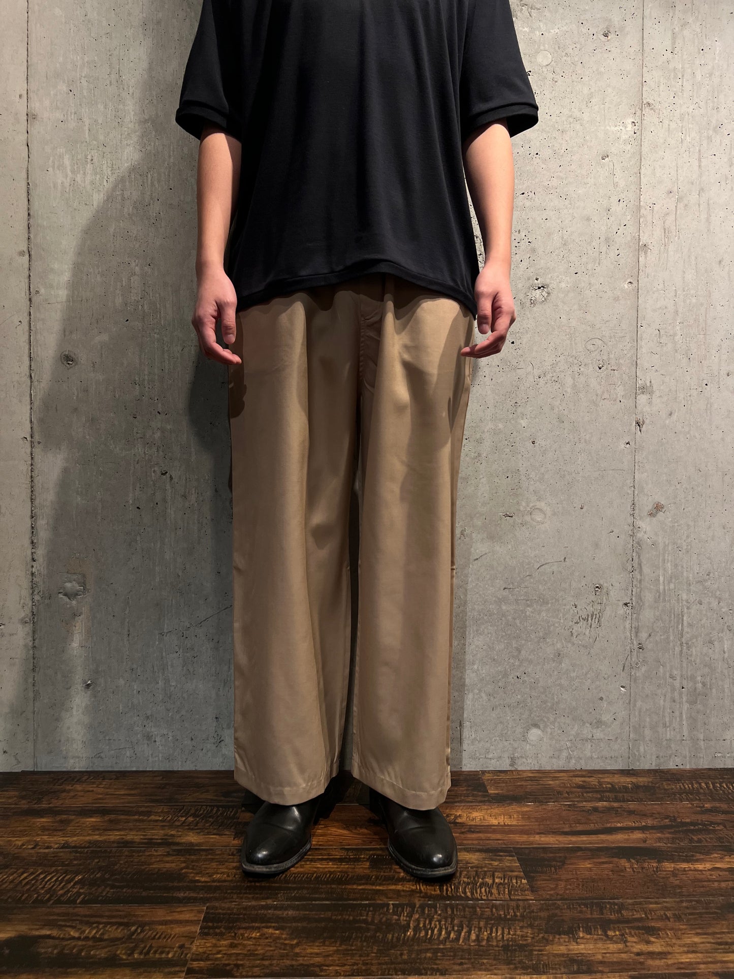 【MITTAN】エアリーウールワイド　薄茶