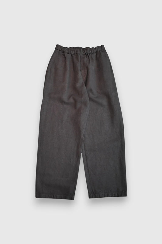 【MITTAN】亜麻苧麻ワイド(黒)