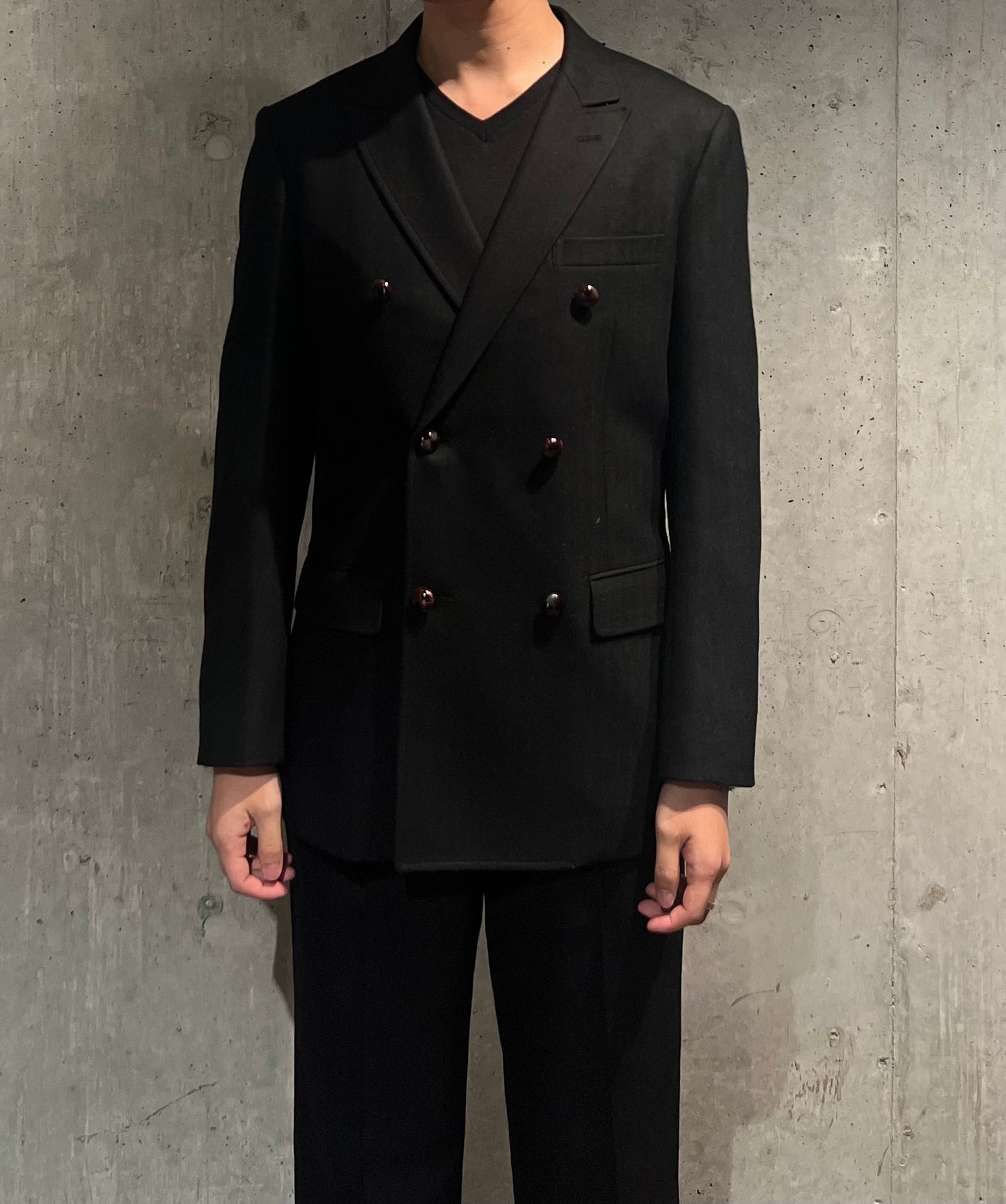 【Urig】ALPACA SAXONY GLÜCK JACKET FHL (BLACK)