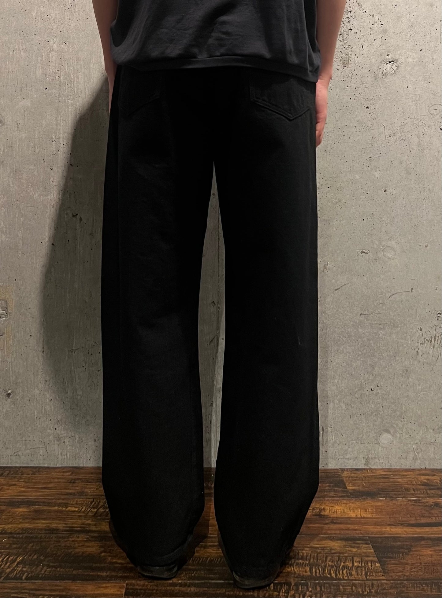 【YOKO SAKAMOTO】5POCKET STRAIGHT PANTS (BLACK)