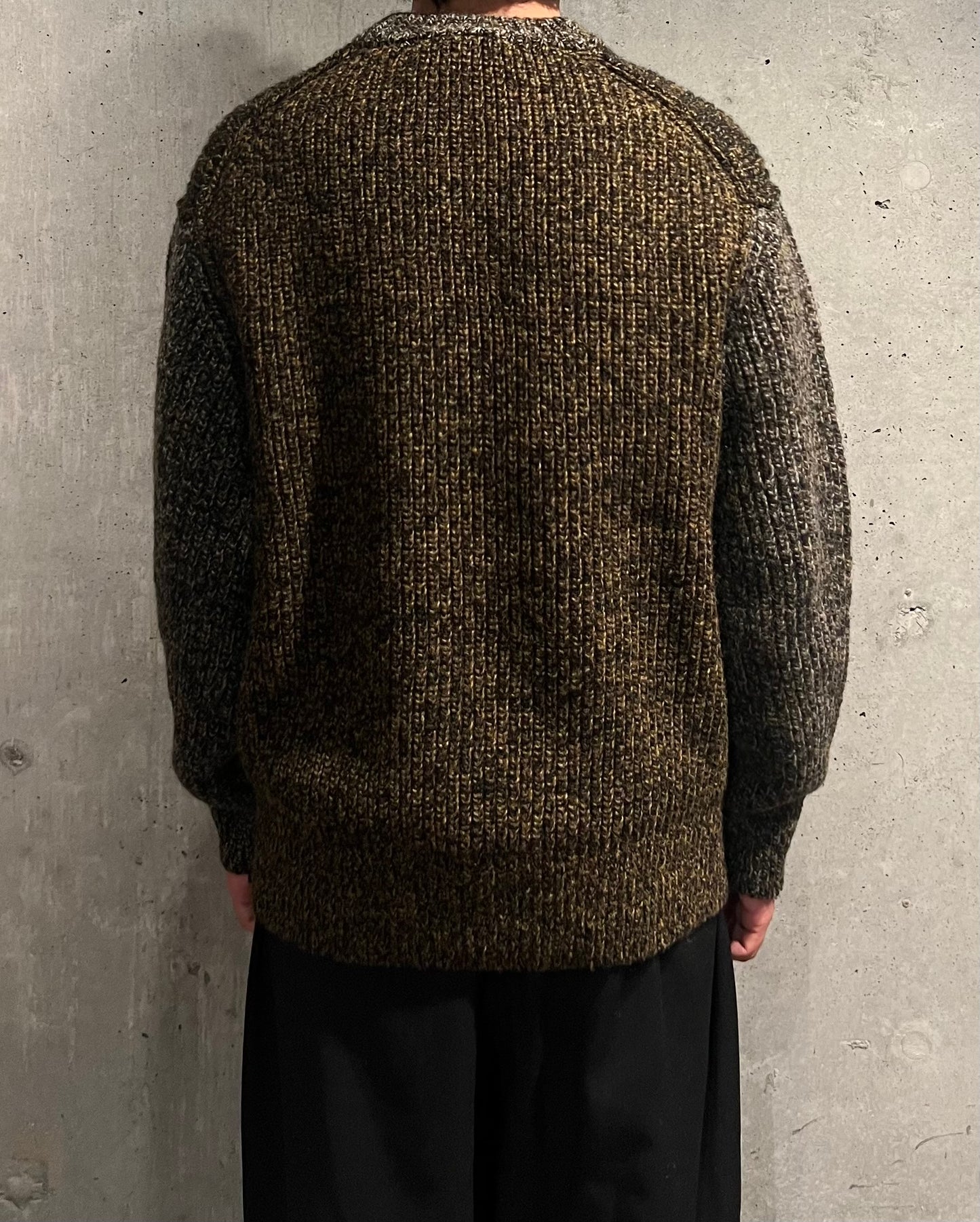 【Slopeslow】crew neck sweater(tiger camo)