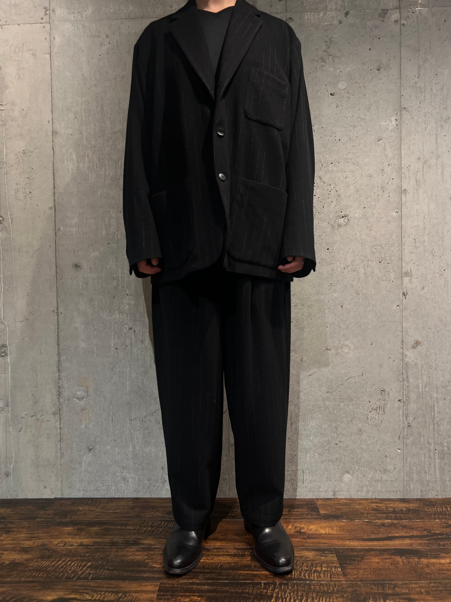 【YOKO SAKAMOTO】DOUBLE PLEATED WIDE EASY PANTS