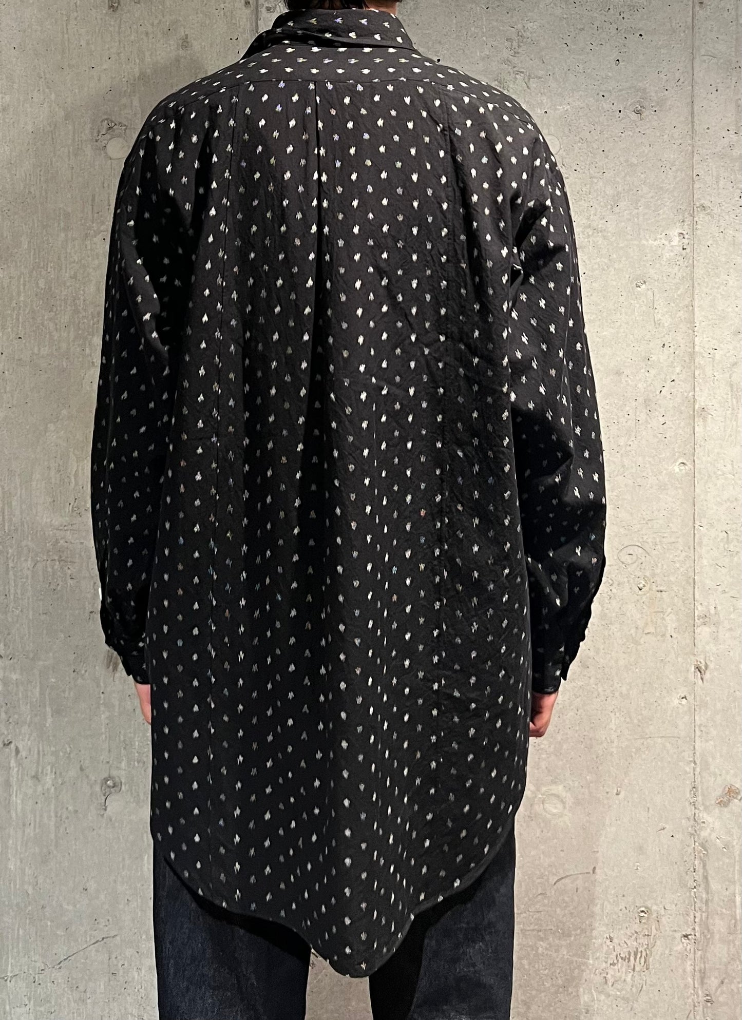 【SOWBOW】SOWBOW SHIRT -G "KURUME-KASURI" POLKA DOTS