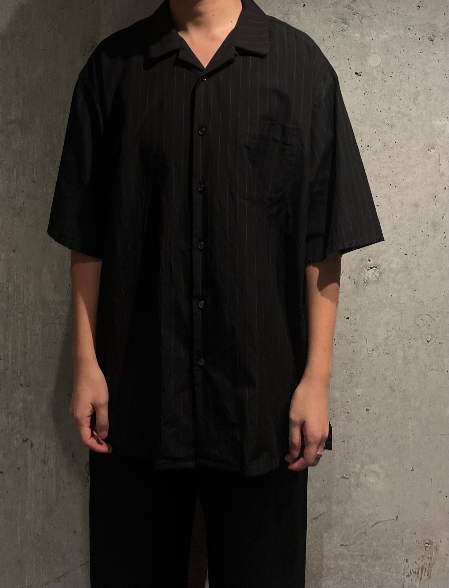 【YOKO SAKAMOTO】OPEN COLLAR SHIRT