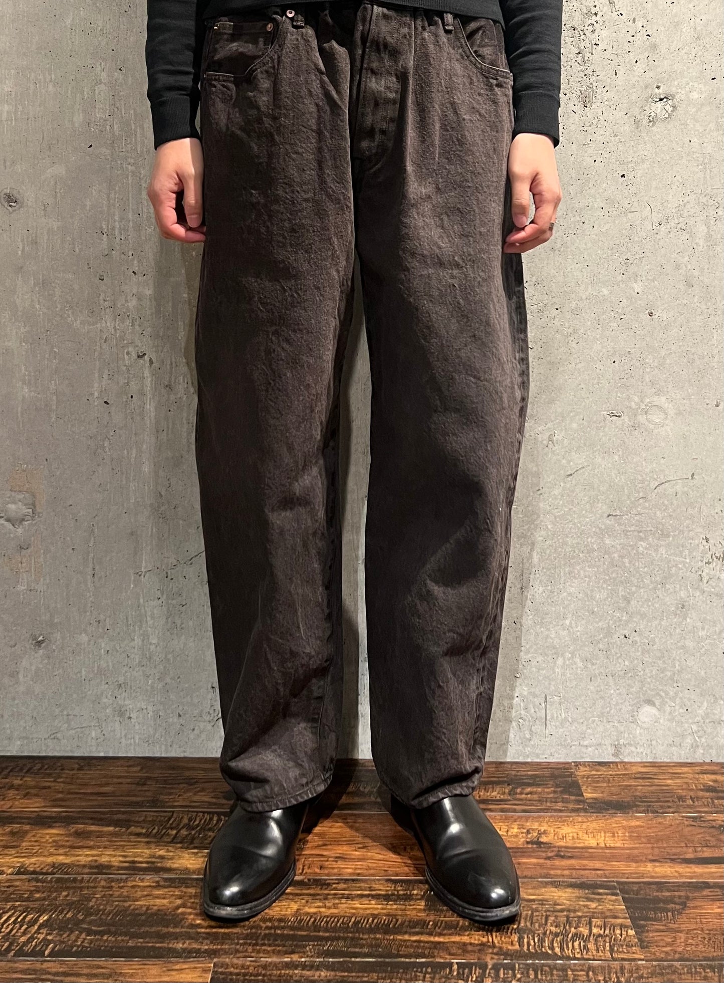 【YOKO SAKAMOTO】5POCKET EASY PANTS ( SUMI INK )