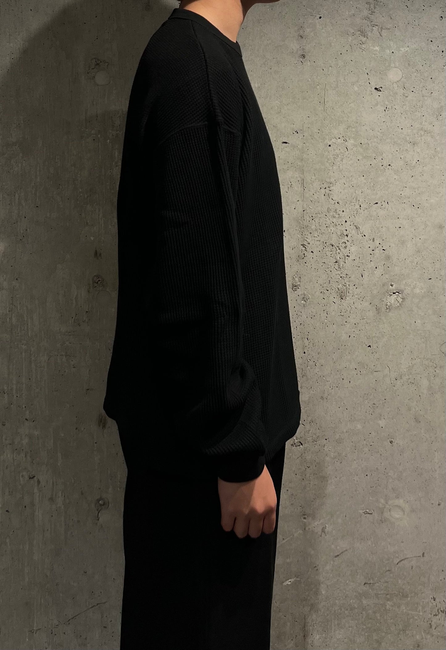 【YOKO SAKAMOTO】THERMAL L/S CREW NECK