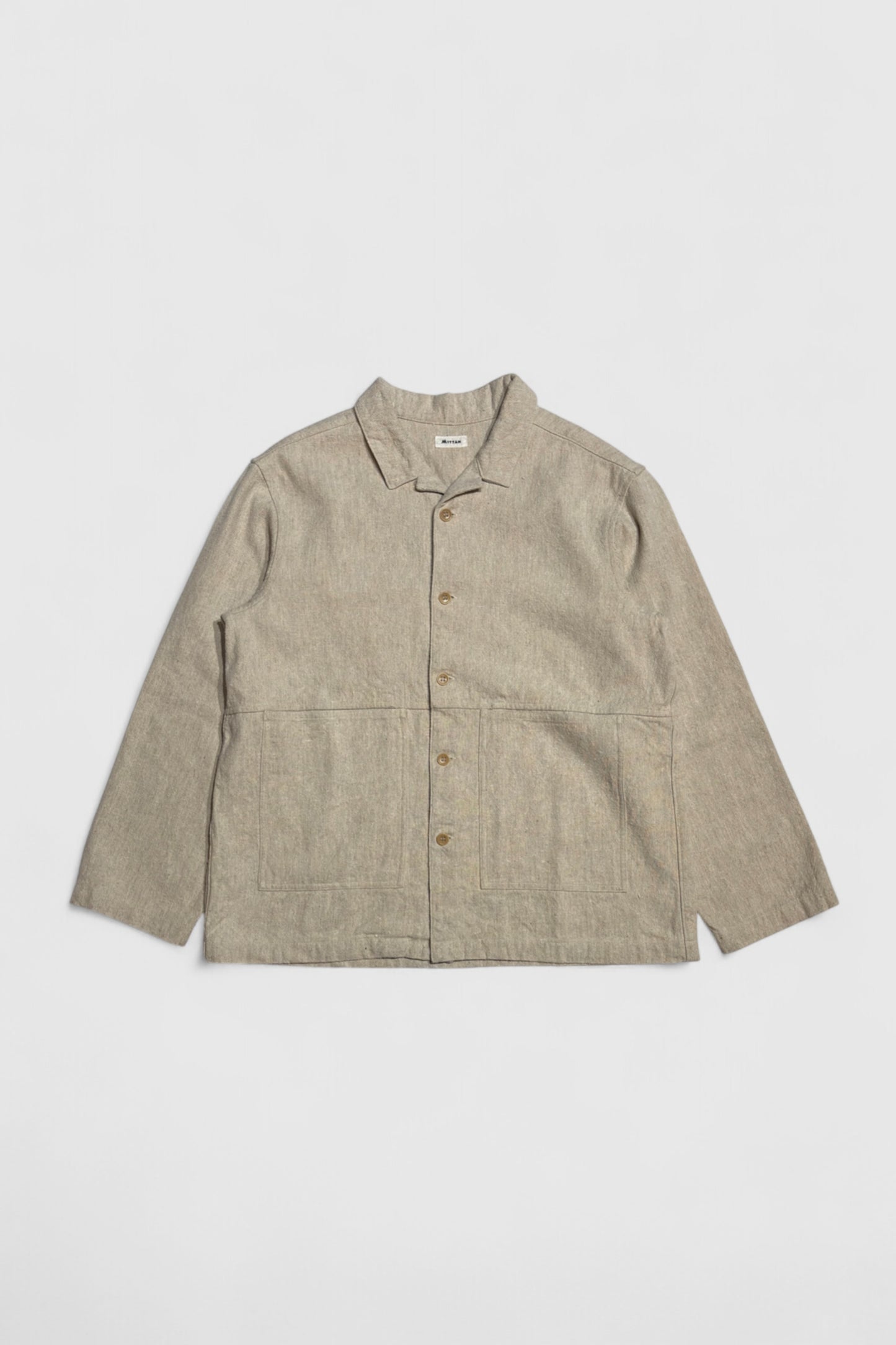 【MITTAN】亜麻苧麻絹シャツジャケット