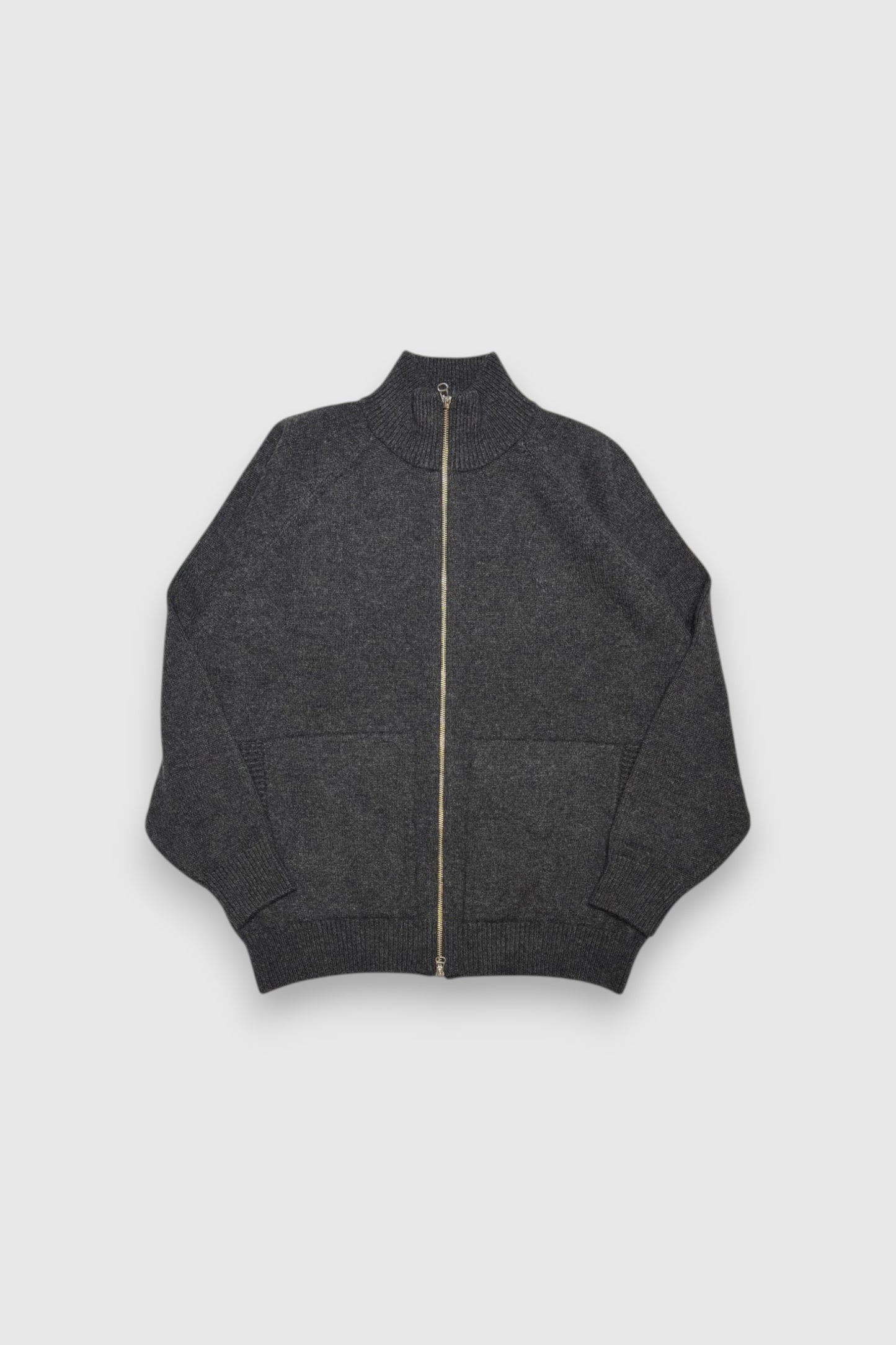 【YOKO SAKAMOTO】DRIVERS KNIT(CHARCOAL GRAY)
