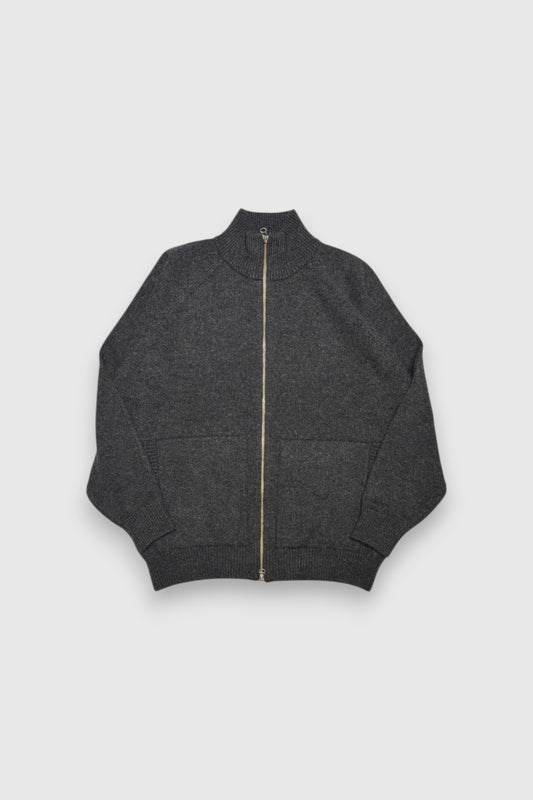 【YOKO SAKAMOTO】DRIVERS KNIT(CHARCOAL GRAY)