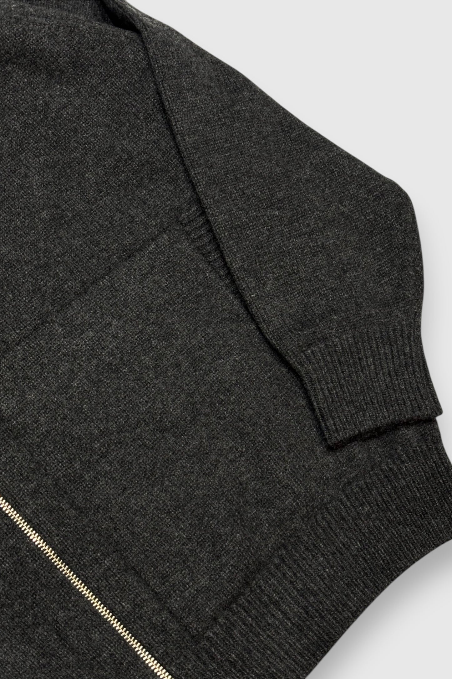 【YOKO SAKAMOTO】DRIVERS KNIT(CHARCOAL GRAY)