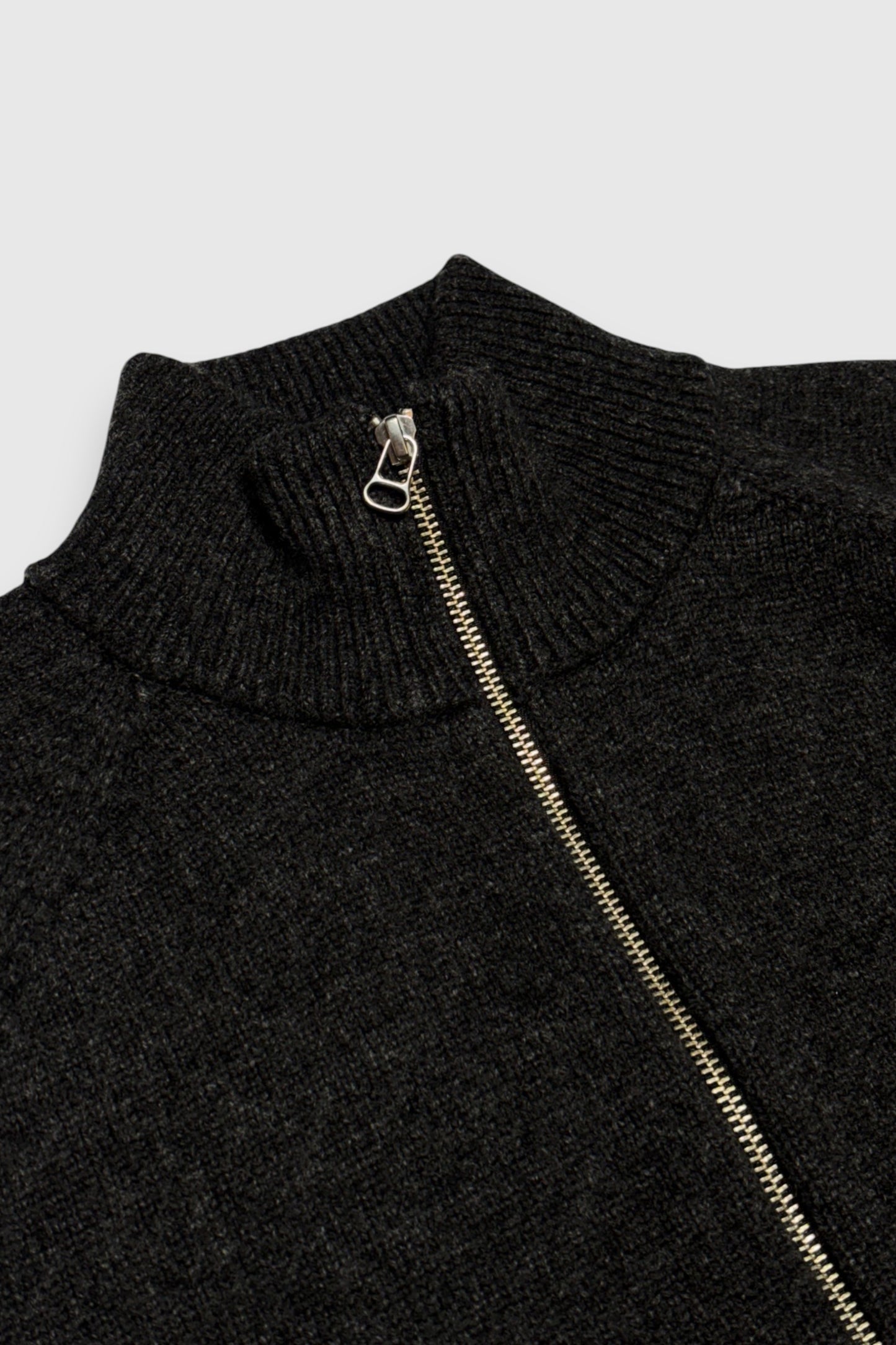 【YOKO SAKAMOTO】DRIVERS KNIT(CHARCOAL GRAY)