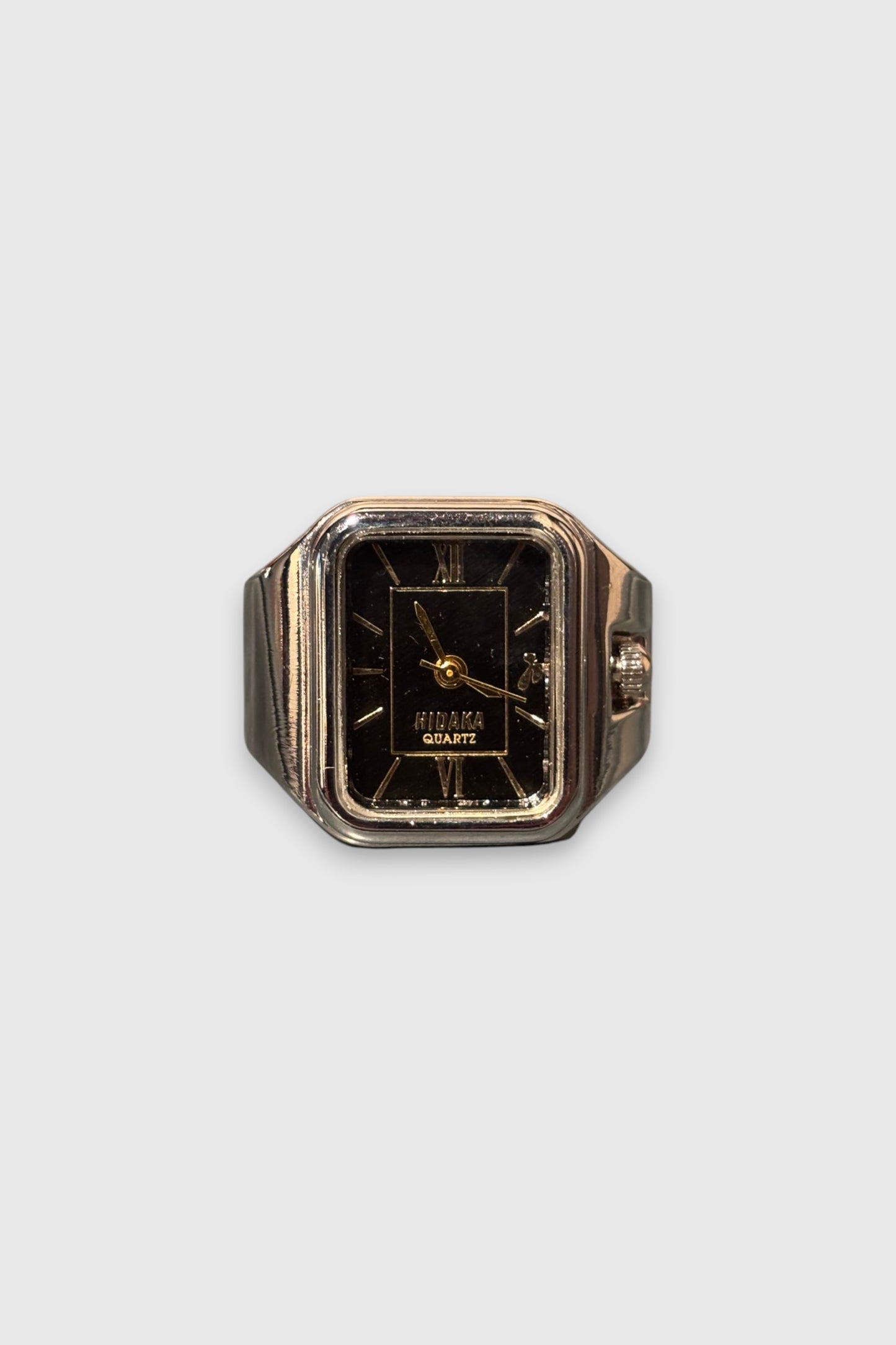 【HIDAKA】Legacy Ring Watch(SV/BK)