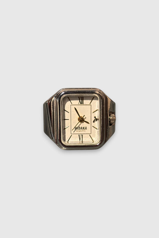 【HIDAKA】Legacy Ring Watch(SV/WH)