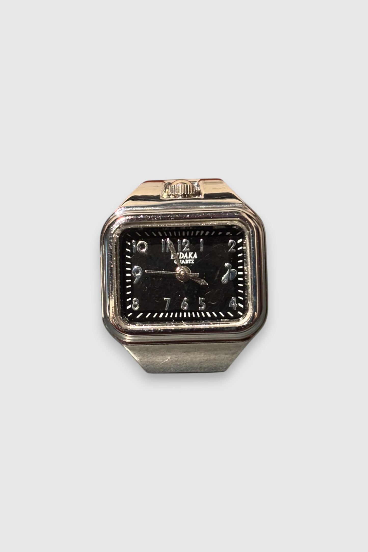 【HIDAKA】E/W Ring Watch(SV/BK)