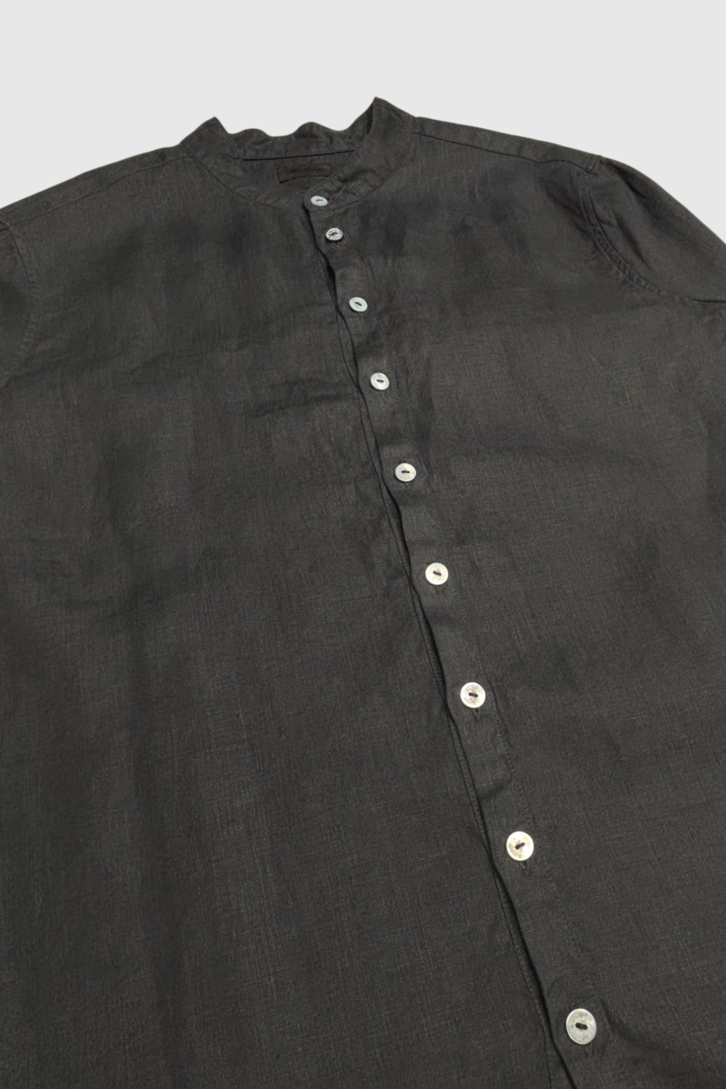 【MITTAN】大麻シャツ 墨黒