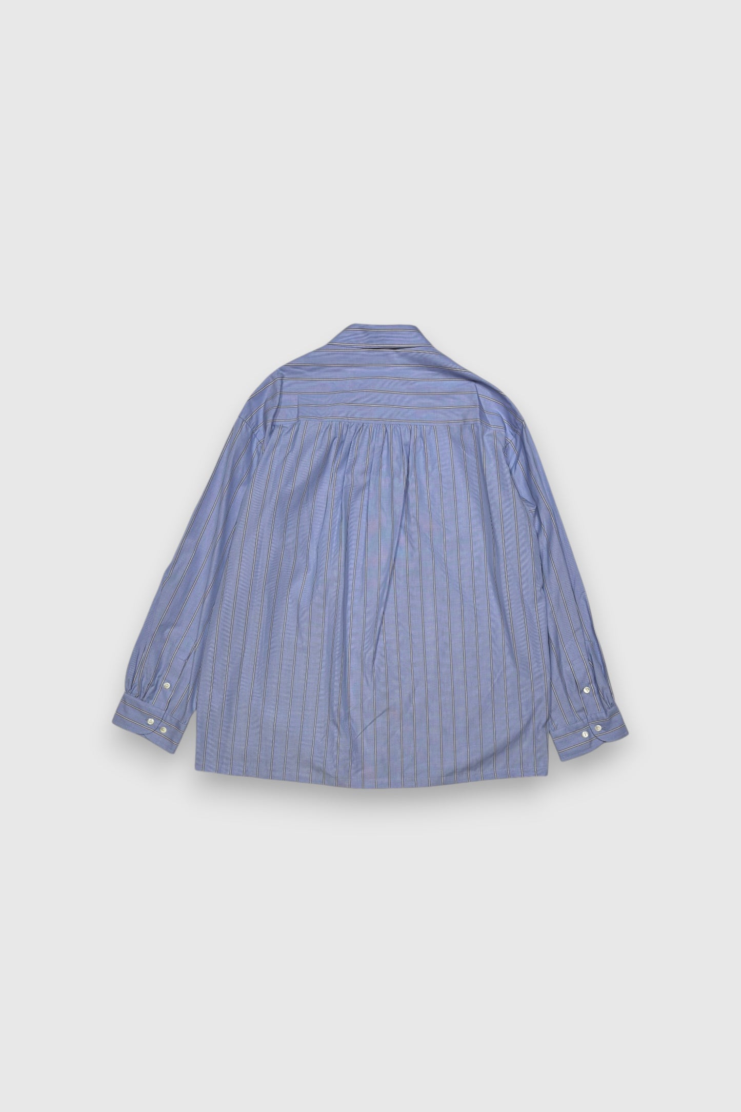 【Urig】STRIPE SIDE HIDE POCKET SHIRT LS
