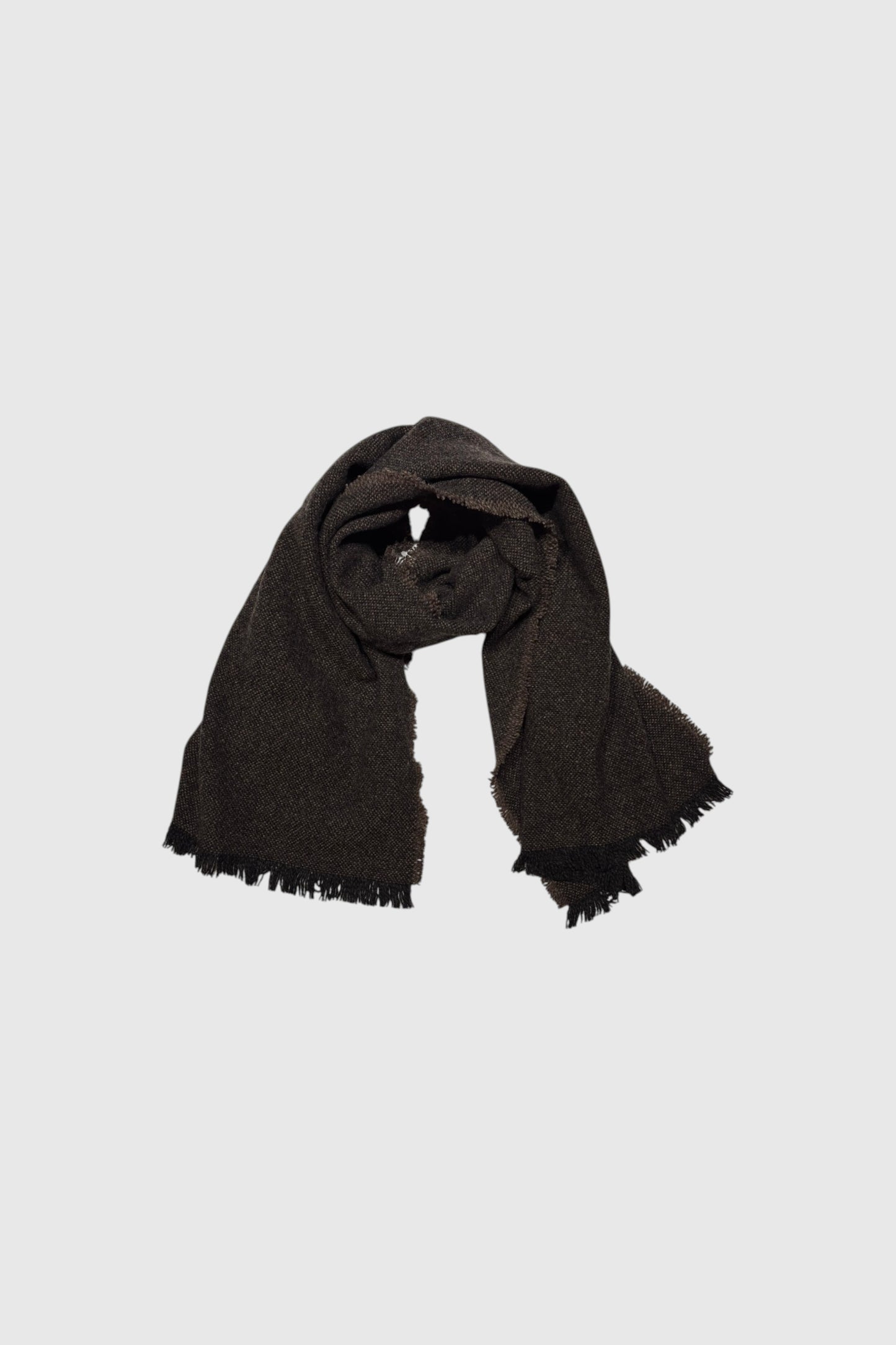 【YOKO SAKAMOTO】WOOL LONG SCARF(BROWN)