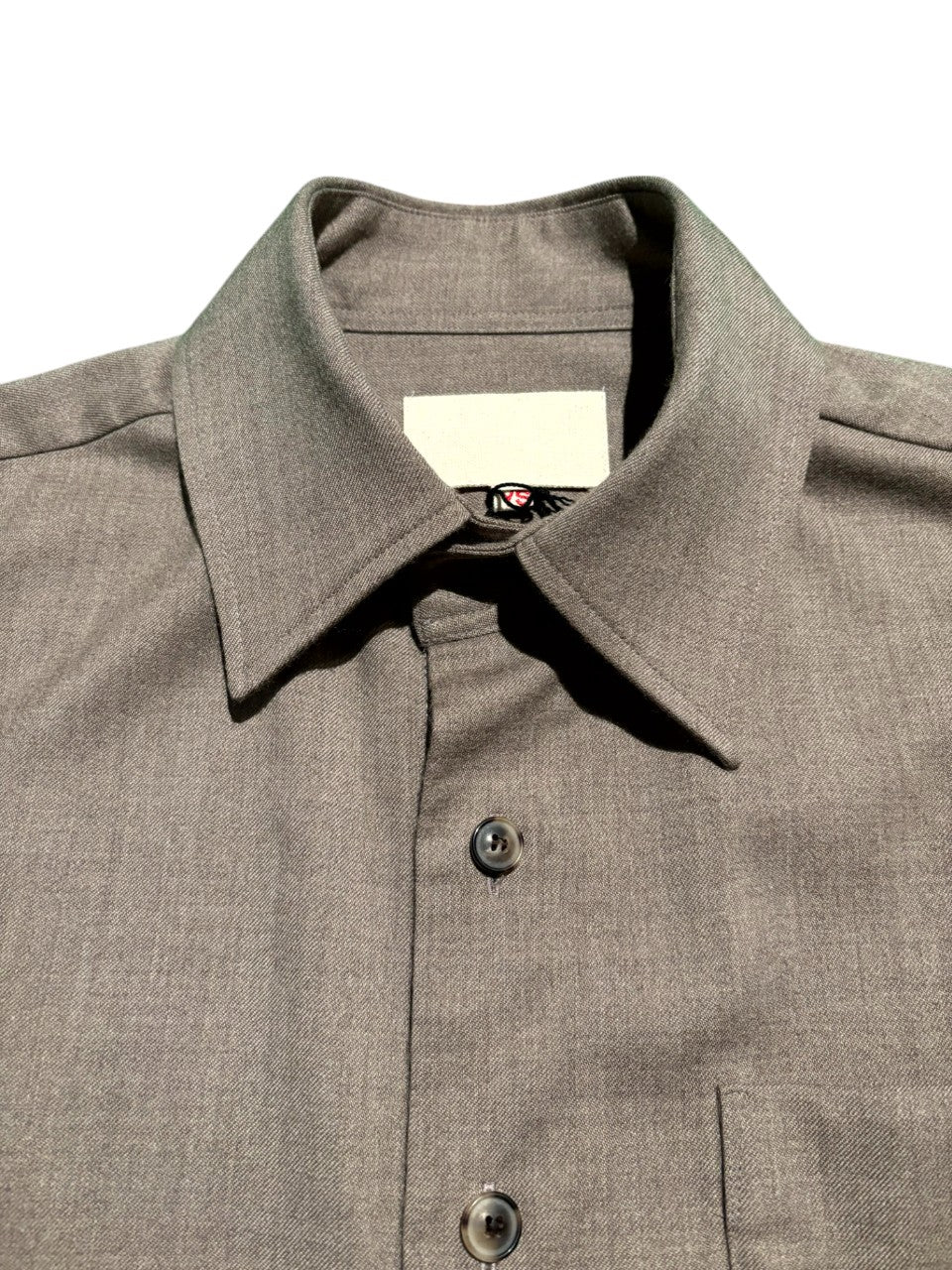 【YOKO SAKAMOTO】BRUSHED WOOL BIG SHIRT