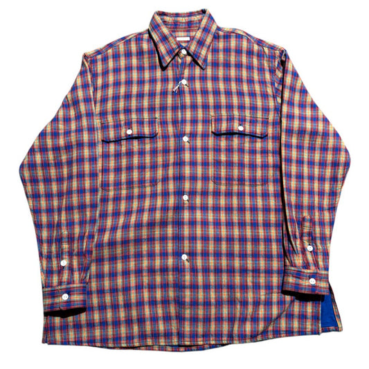 【SOWBOW】SOWBOW SHIRT BLUE CHECK