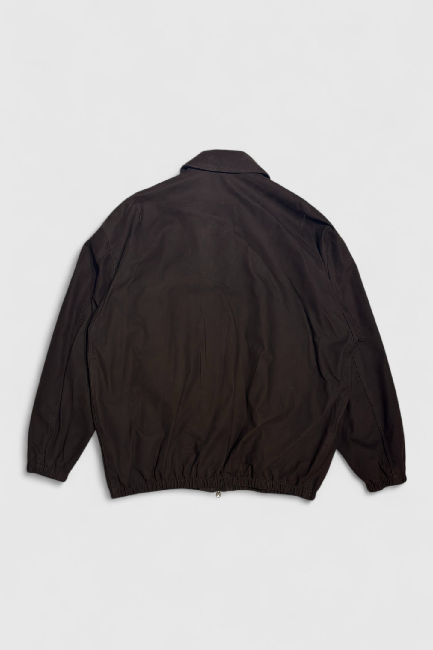 【YOKO SAKAMOTO】  ZIP BLOUSON　COW LEATHER　BROWN‐NU