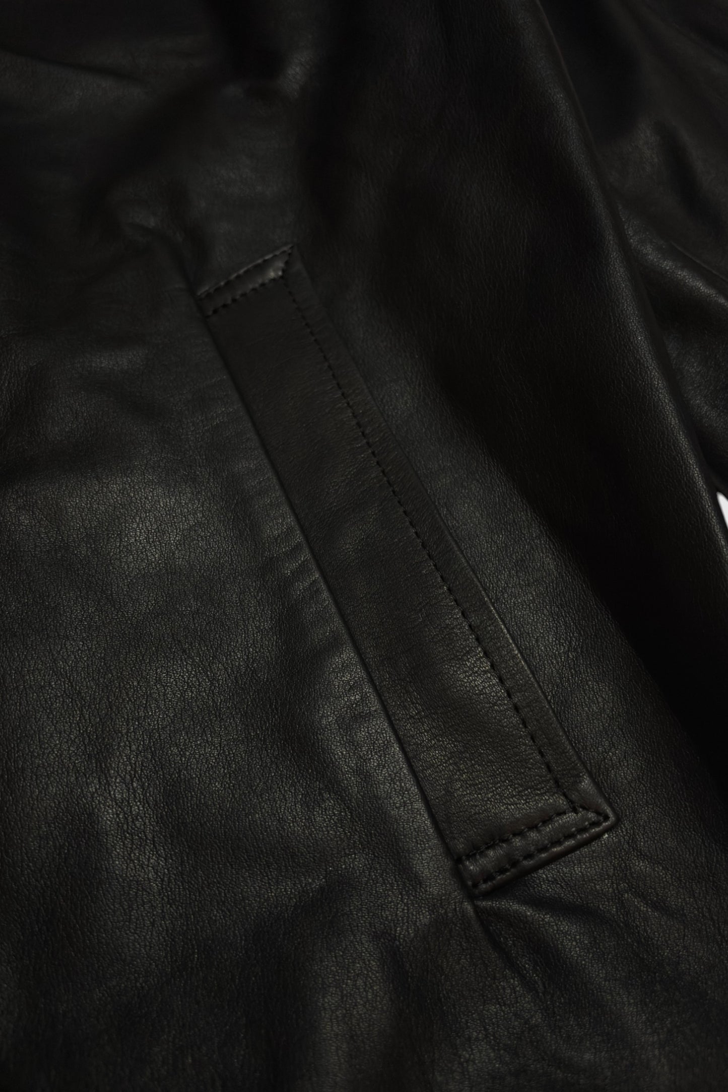 【YOKO SAKAMOTO】 COACH JACKET　COW LEATHER　BLACK-FG