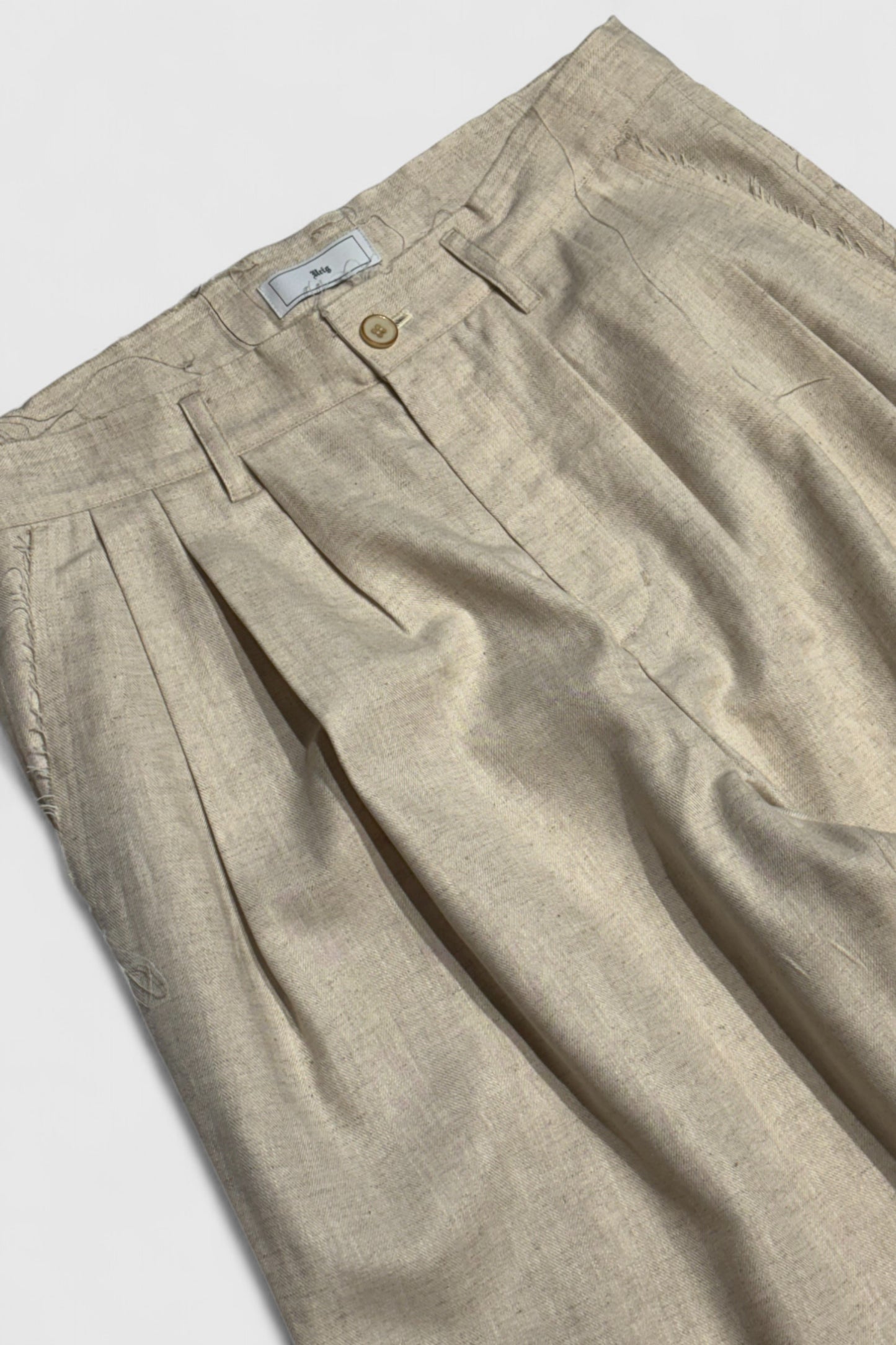 【Urig】HRB SCHADEN 3TUCK PANTS NL（KINARI）