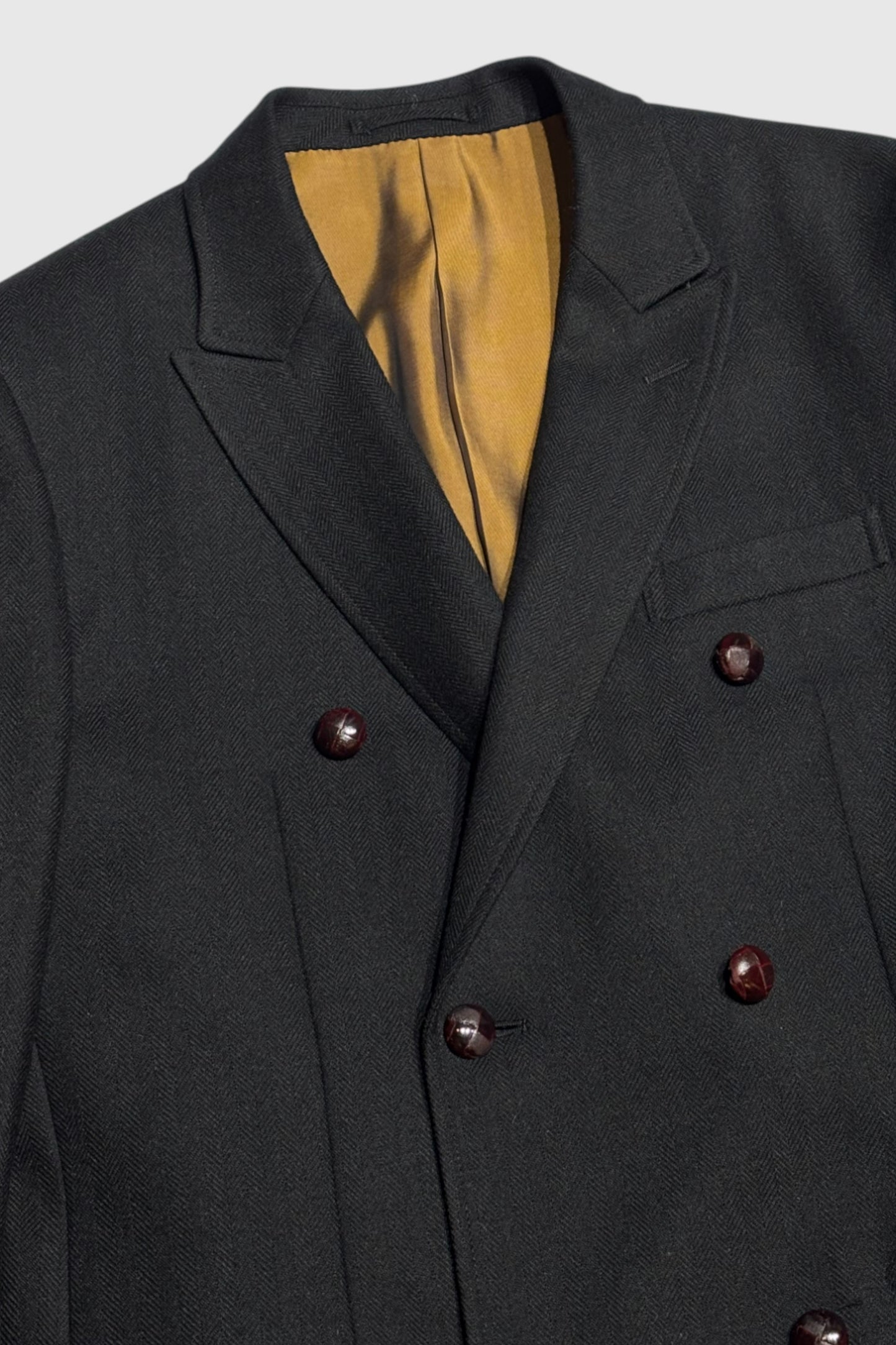 【Urig】ALPACA SAXONY GLÜCK JACKET FHL (BLACK)